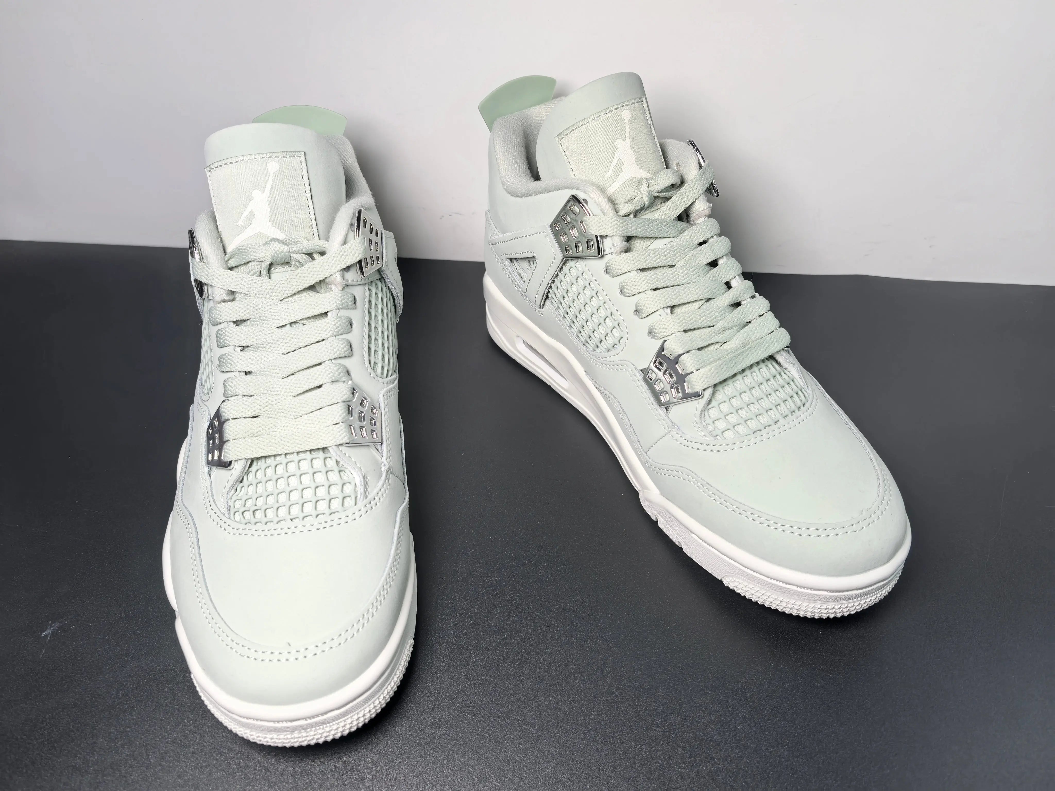 Custom Air Jordan 4 Seafoam/Sail HV0823-003 Sneakerhill