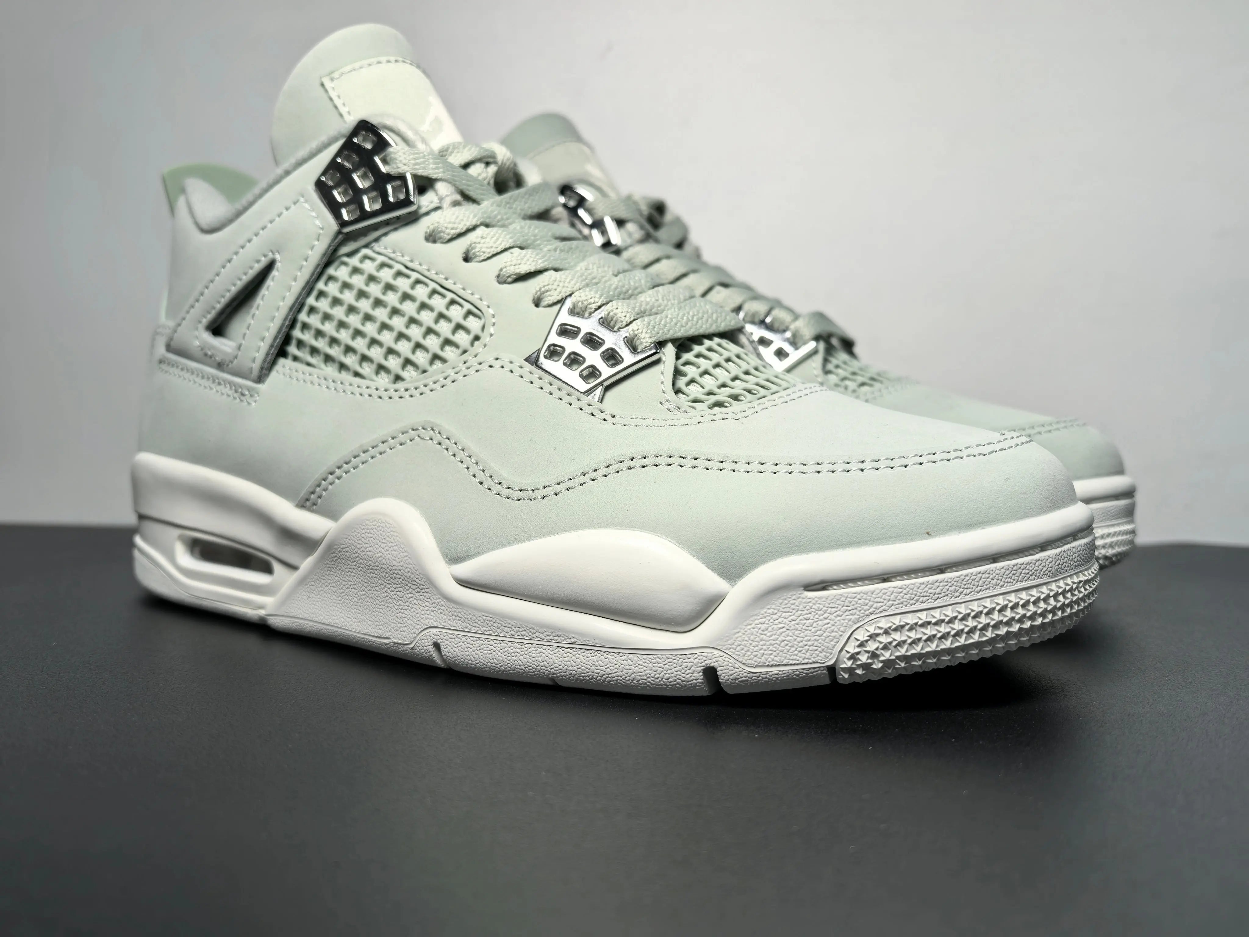 Custom Air Jordan 4 Seafoam/Sail HV0823-003 Sneakerhill