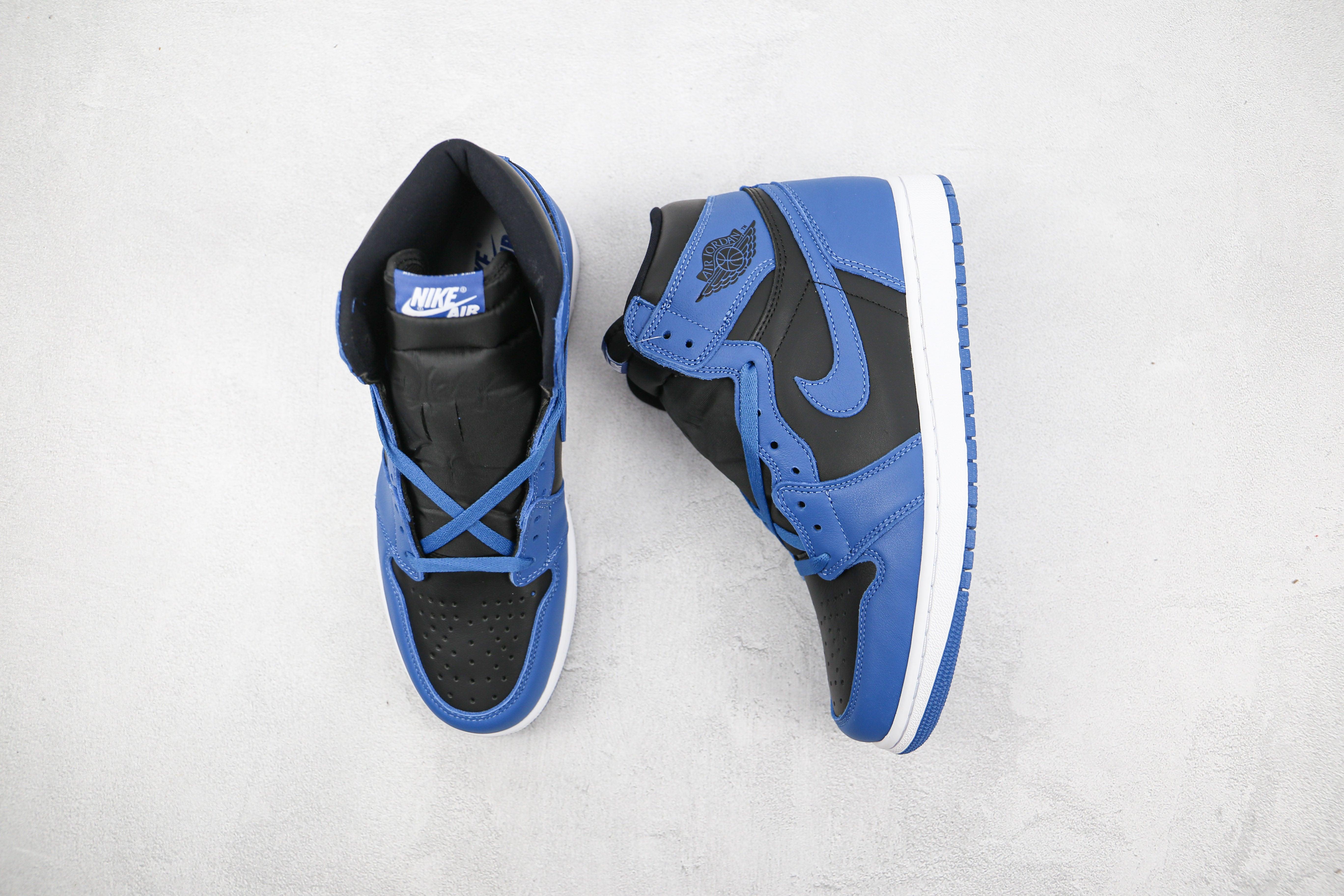 Custom Blue Black Jordan 1 High Q - sneakerhypesusa