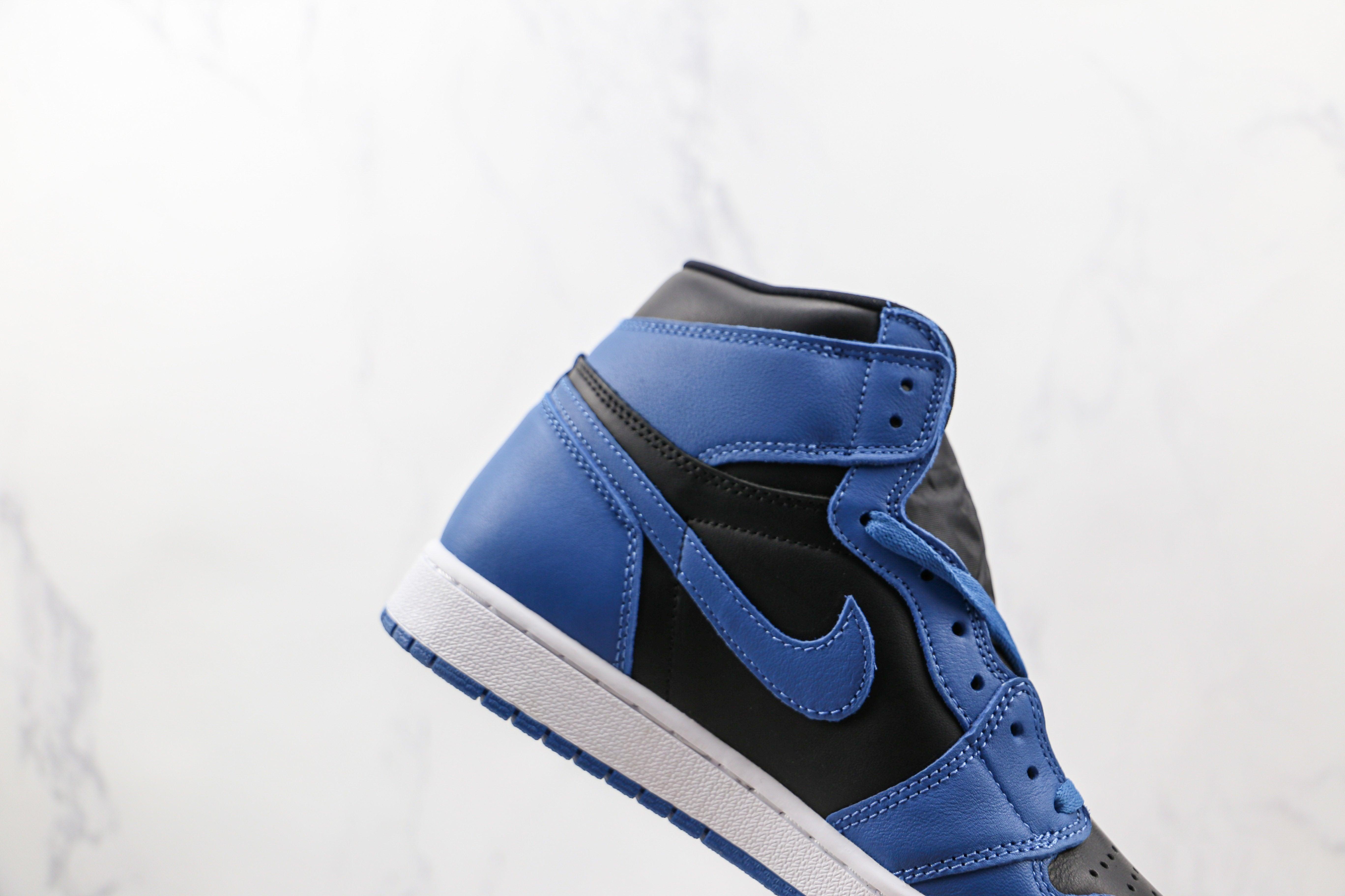 Custom Blue Black Jordan 1 High Q - sneakerhypesusa