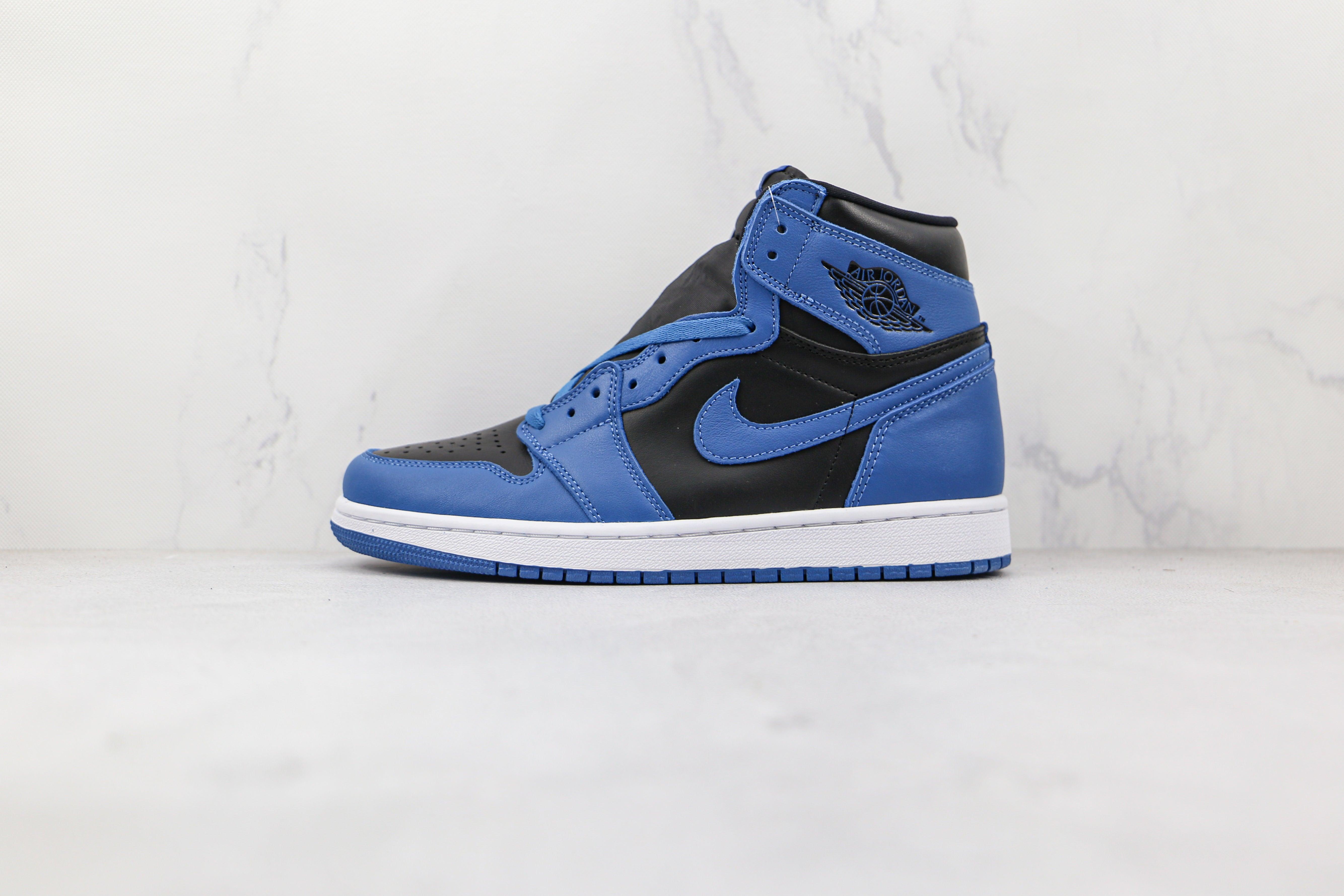 Custom Blue Black Jordan 1 High Q - sneakerhypesusa