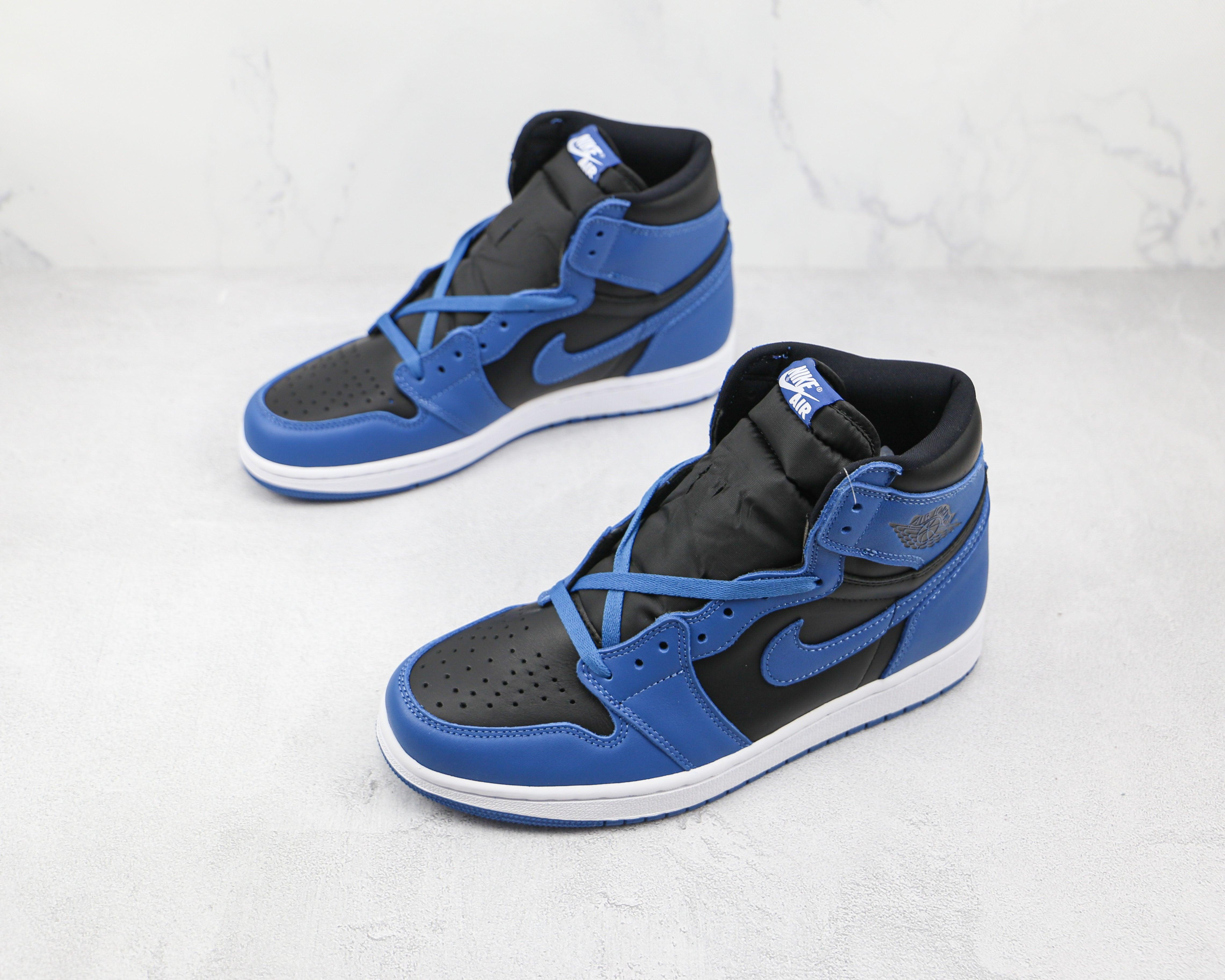 Custom Blue Black Jordan 1 High Q - sneakerhypesusa