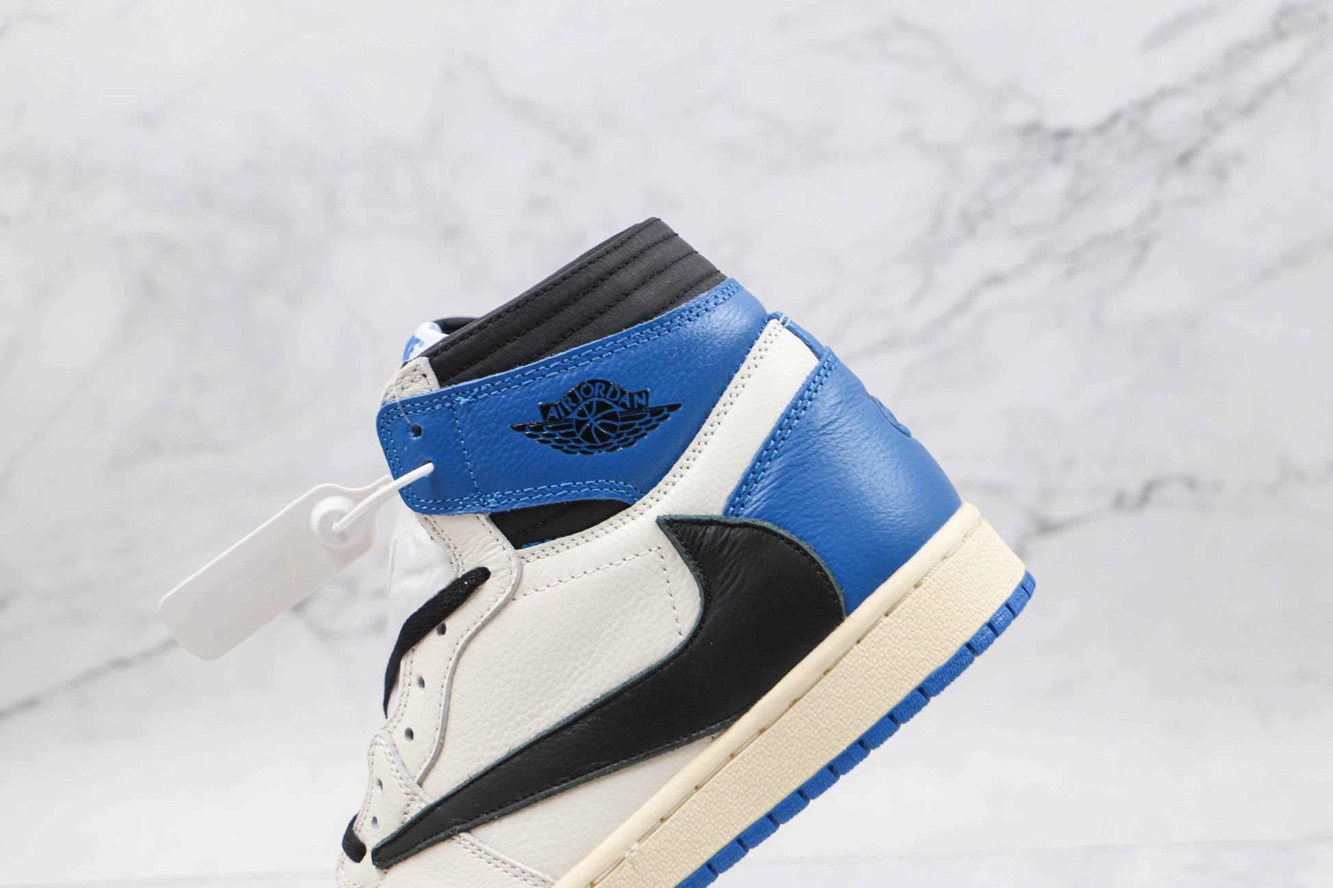 Custom Blue T-Scott x Fragment x Air Jordan 1 High Q