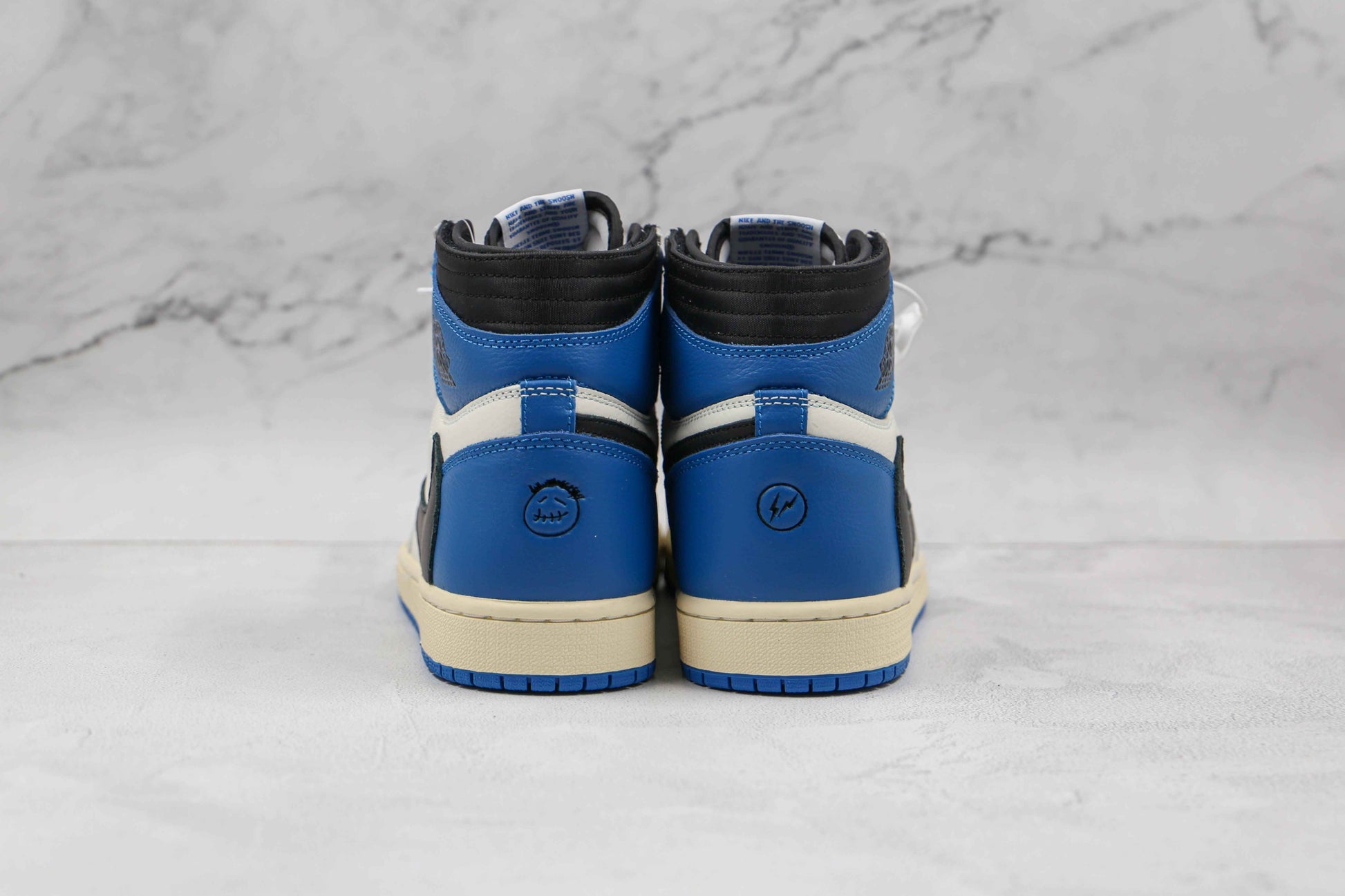 Custom Blue T-Scott x Fragment x Air Jordan 1 High Q