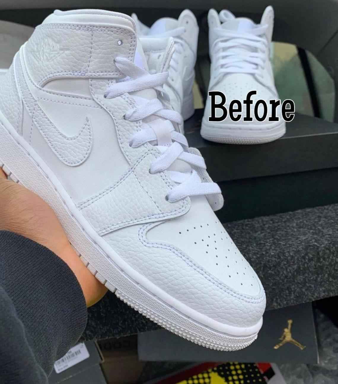 Custom Blue T-Scott x Fragment x Air Jordan 1 High Q