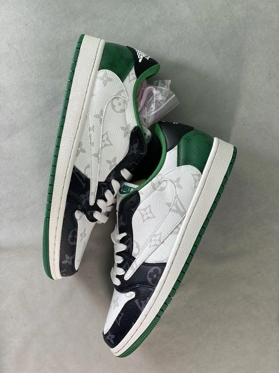 Custom Fragment x LV TS x Air Jordan 1 Low DM7866-318 - sneakerhypesusa