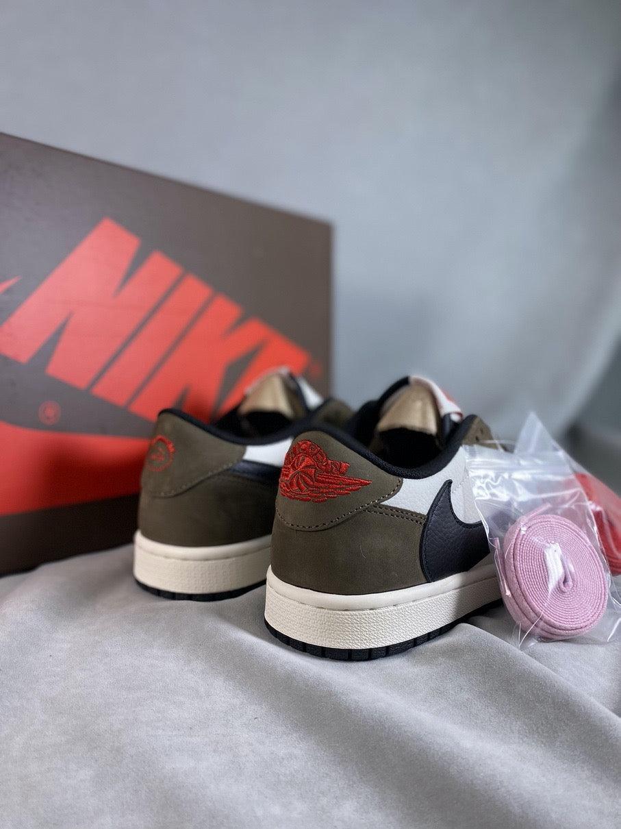 Custom Fragment x Travis Scott x Air Jordan 1 Low CQ4277-990 - sneakerhypesusa