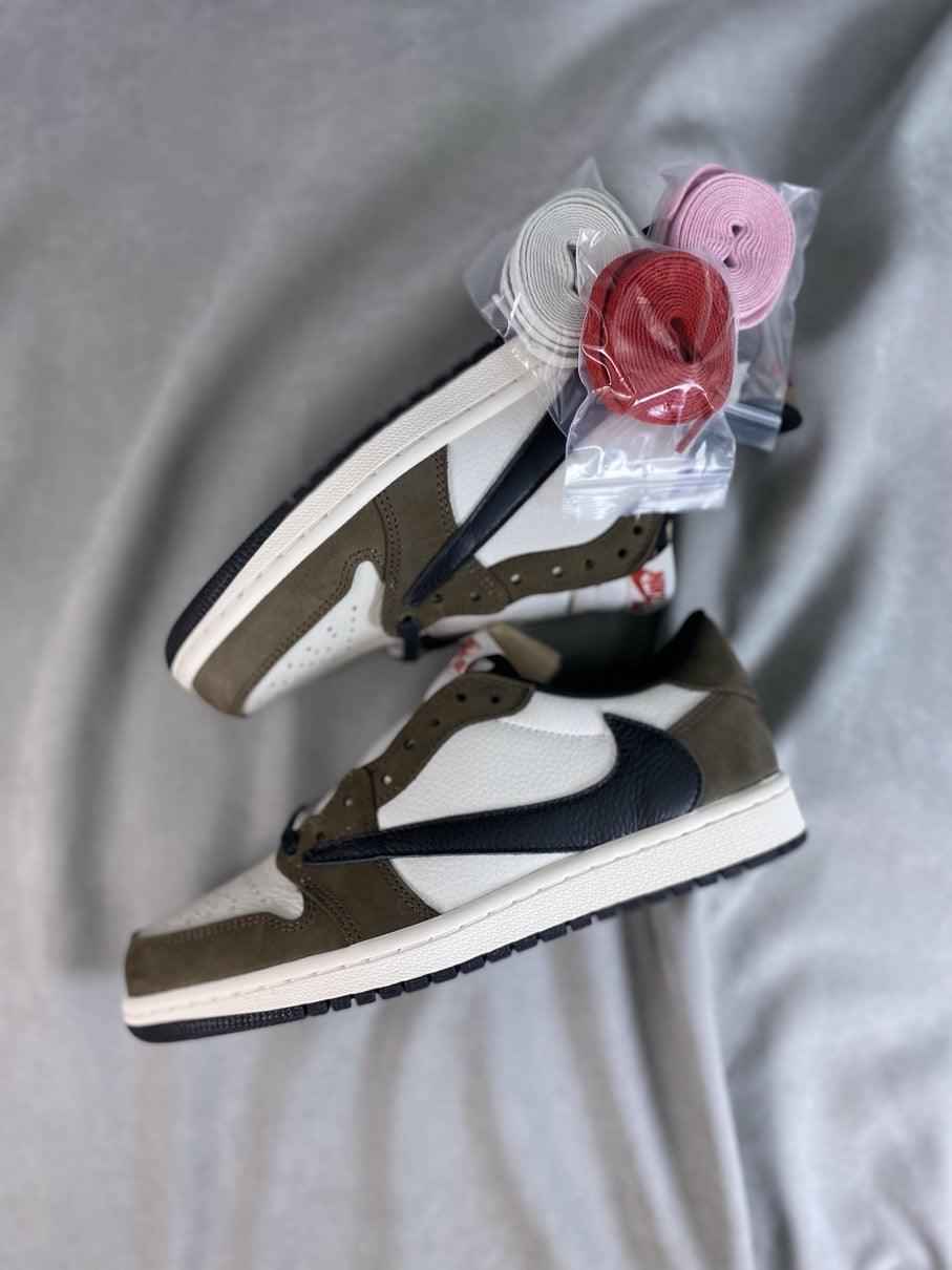 Custom Fragment x Travis Scott x Air Jordan 1 Low CQ4277-990