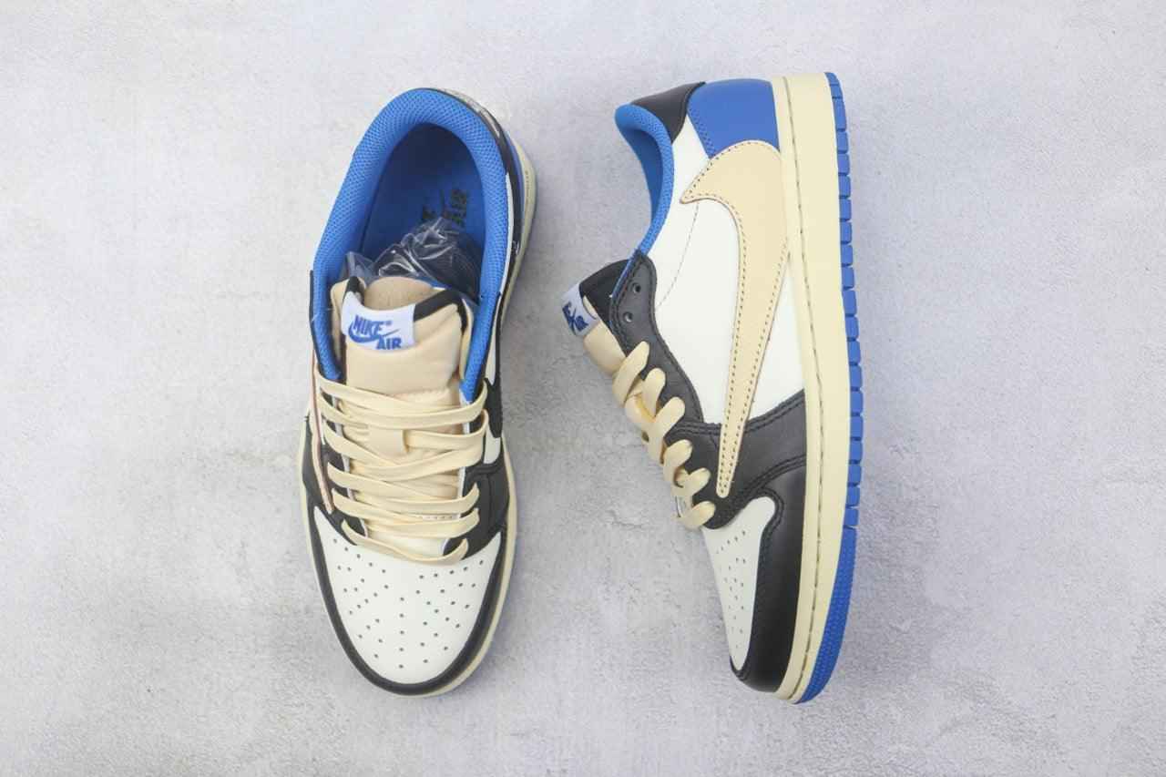 Custom Fragment x Travis Scott x Air Jordan 1 Low DM7866 140