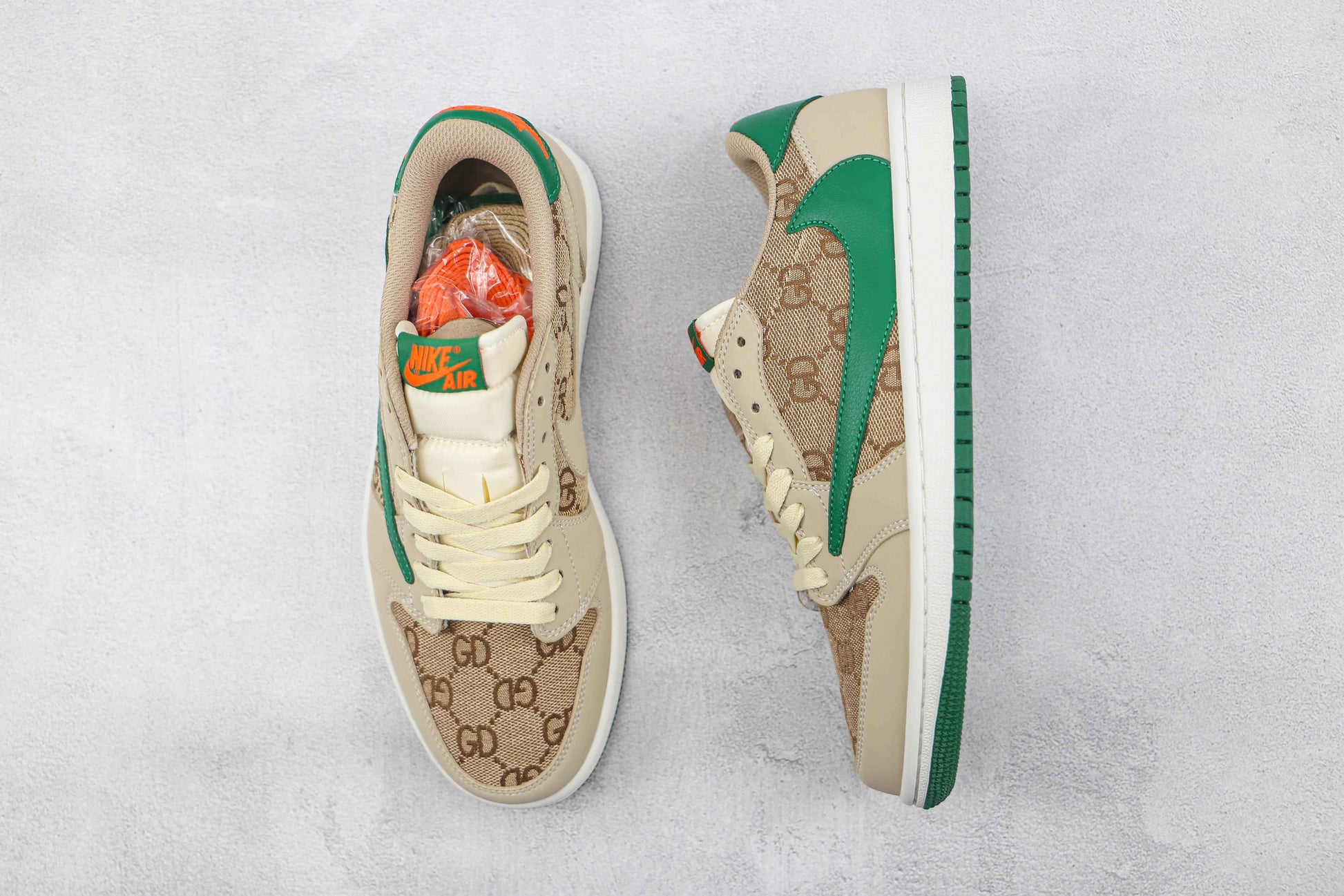 Custom Fragment x Travis Scott x Air Jordan 1 Low GG TS