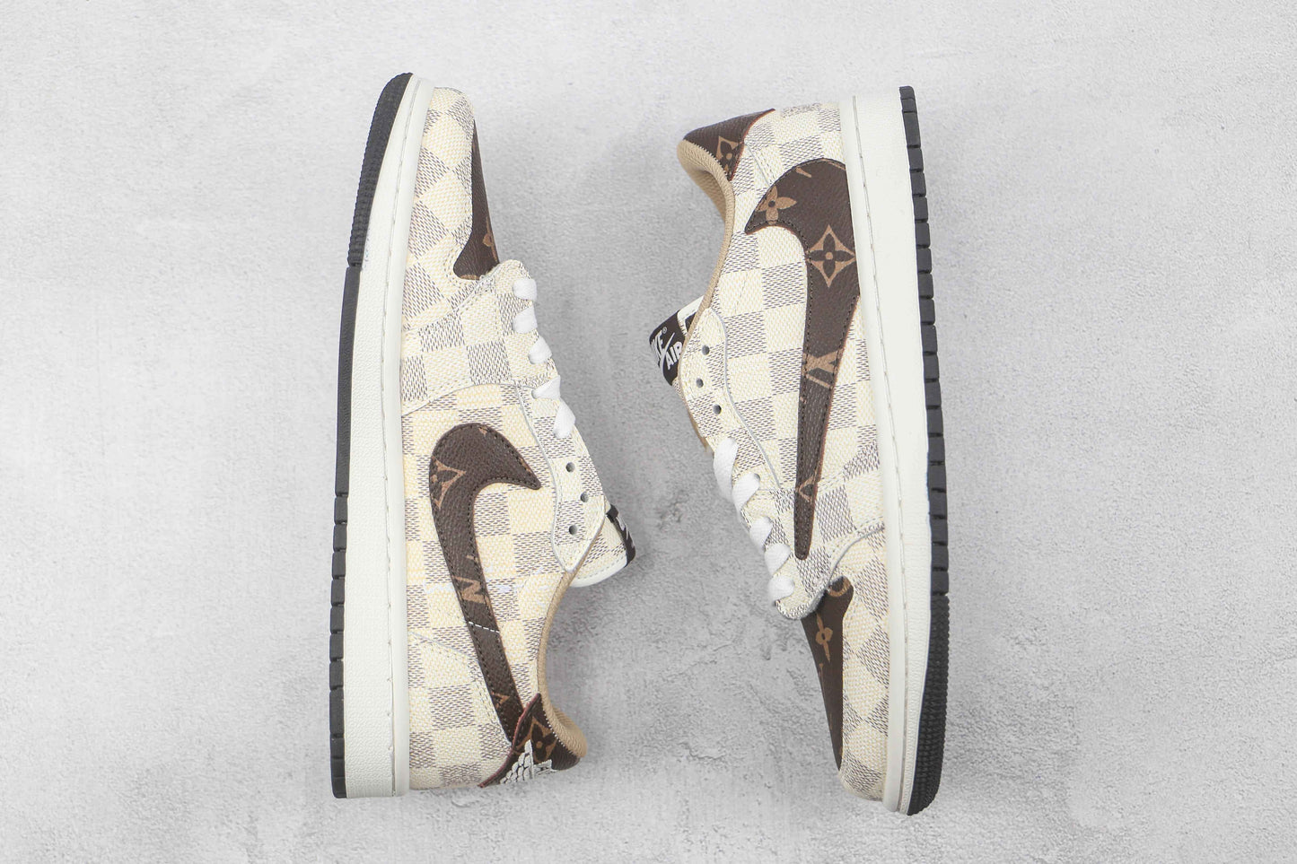 Custom Fragment x Travis Scott x Air Jordan 1 Low LV
