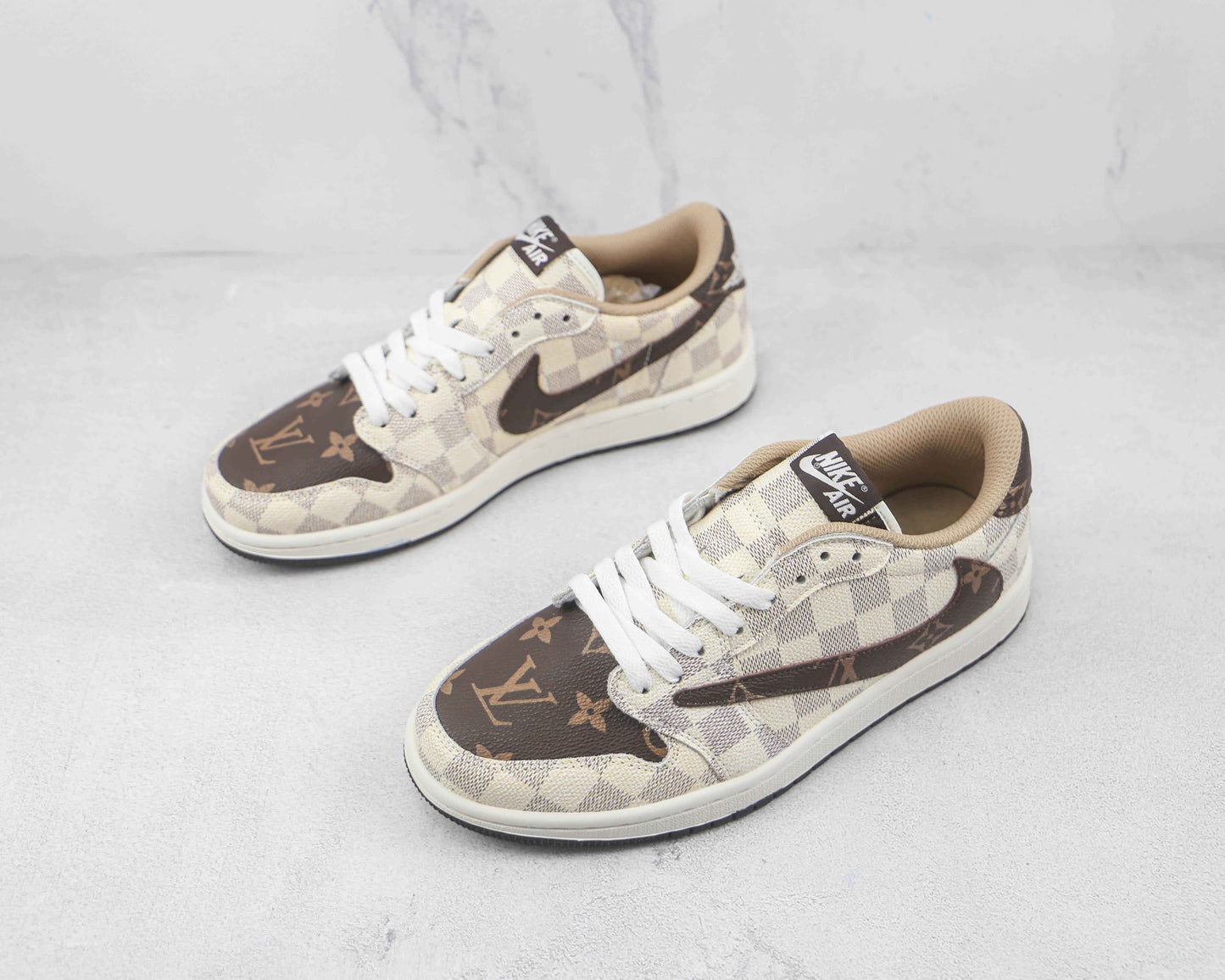 Custom Fragment x Travis Scott x Air Jordan 1 Low LV