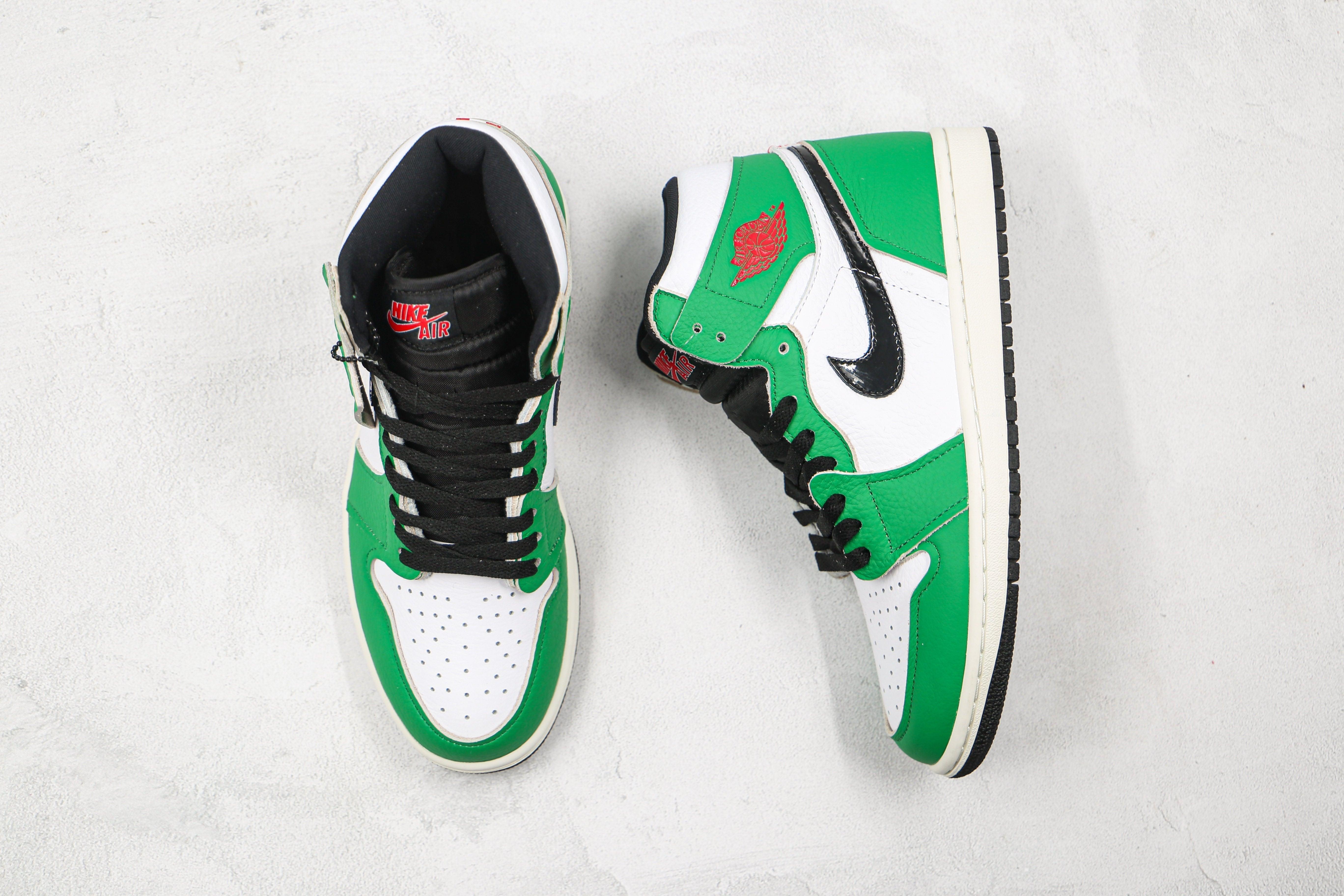 Custom GREEN Jordan 1 High Q - sneakerhypesusa