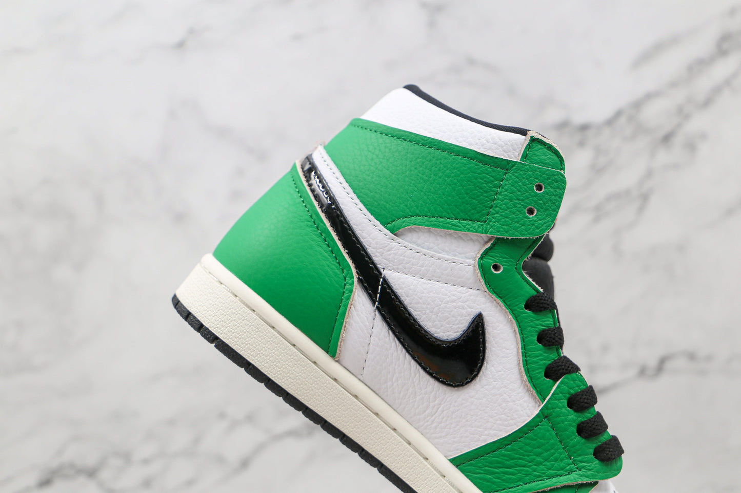 Custom GREEN Jordan 1 High Q