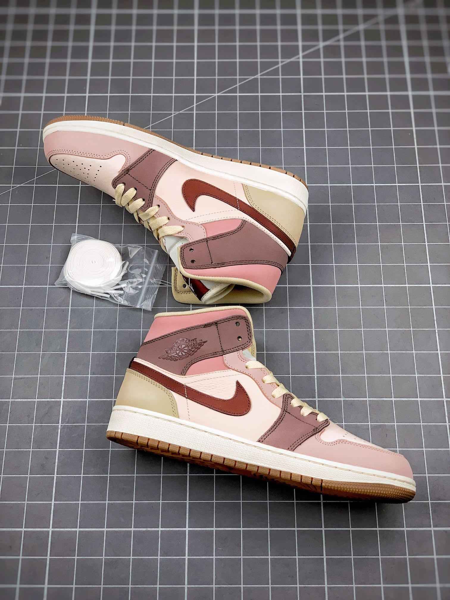 Custom Jordan 1 Mid SE Dark Pony Smoky Mauve DO7440-821