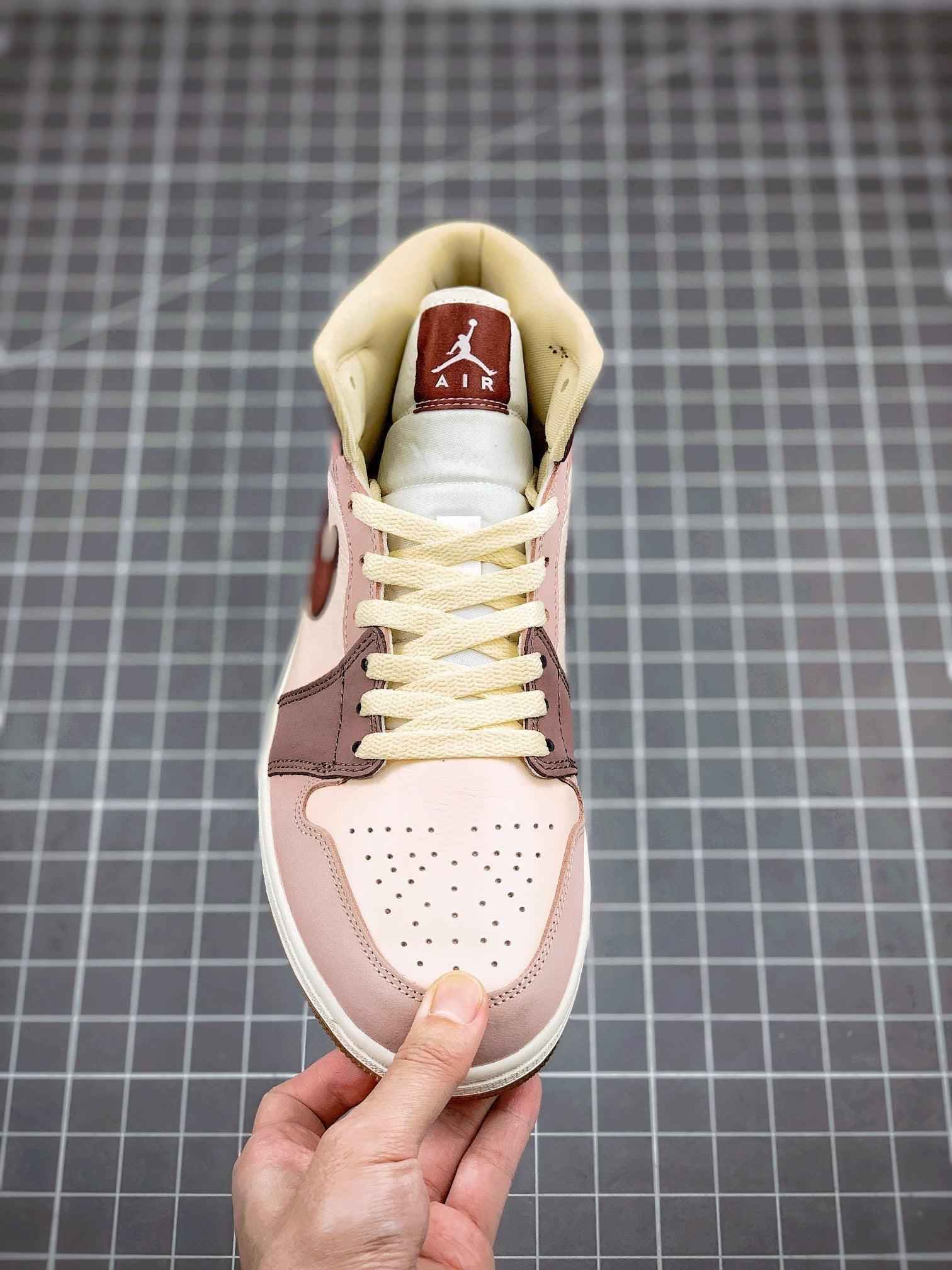 Custom Jordan 1 Mid SE Dark Pony Smoky Mauve DO7440-821
