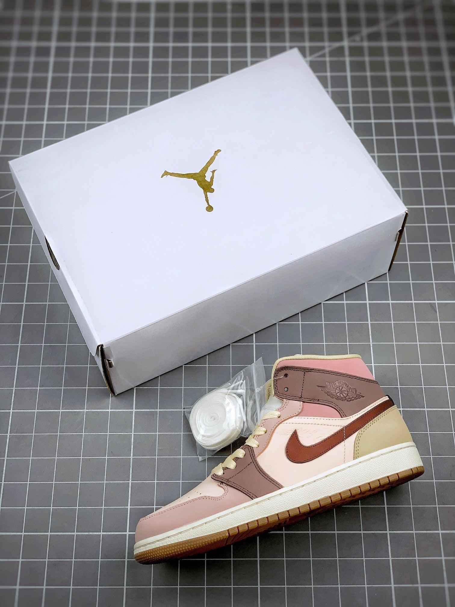 Custom Jordan 1 Mid SE Dark Pony Smoky Mauve DO7440-821