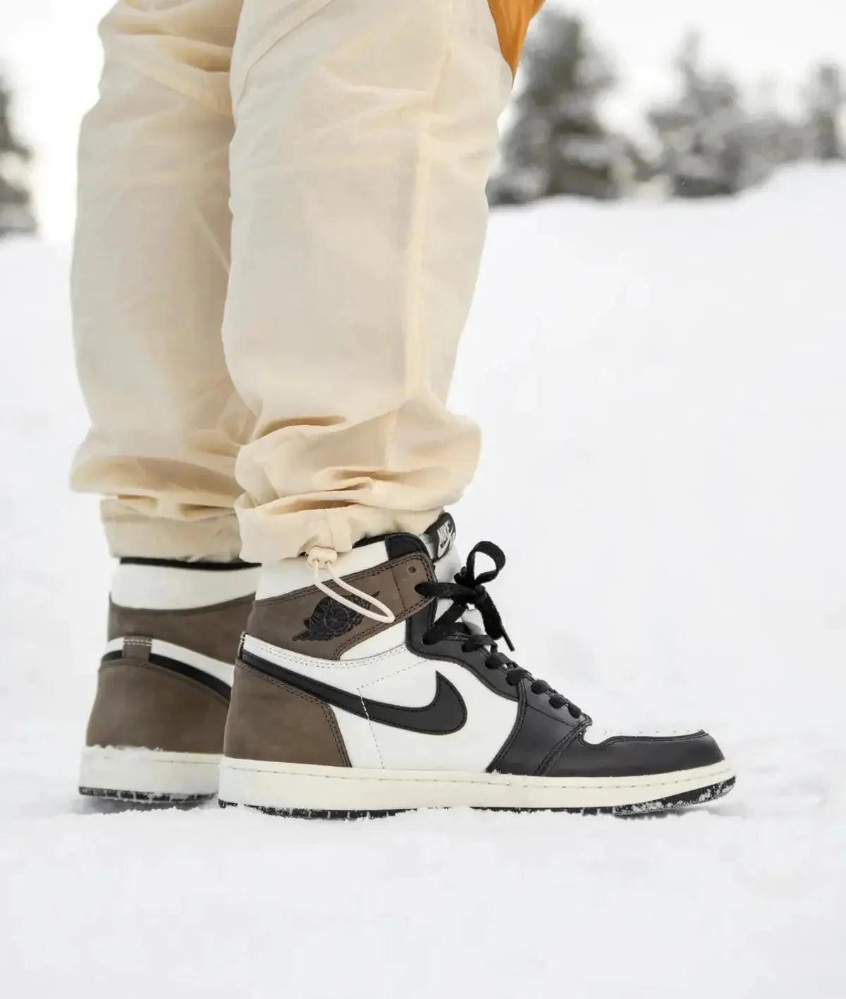 Custom Jordan 1  Retro High Dark Mocha High Q - sneakerhypesusa