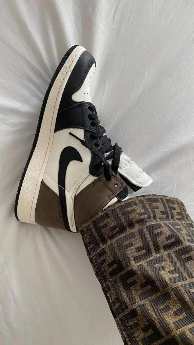 Custom Jordan 1  Retro High Dark Mocha High Q - sneakerhypesusa