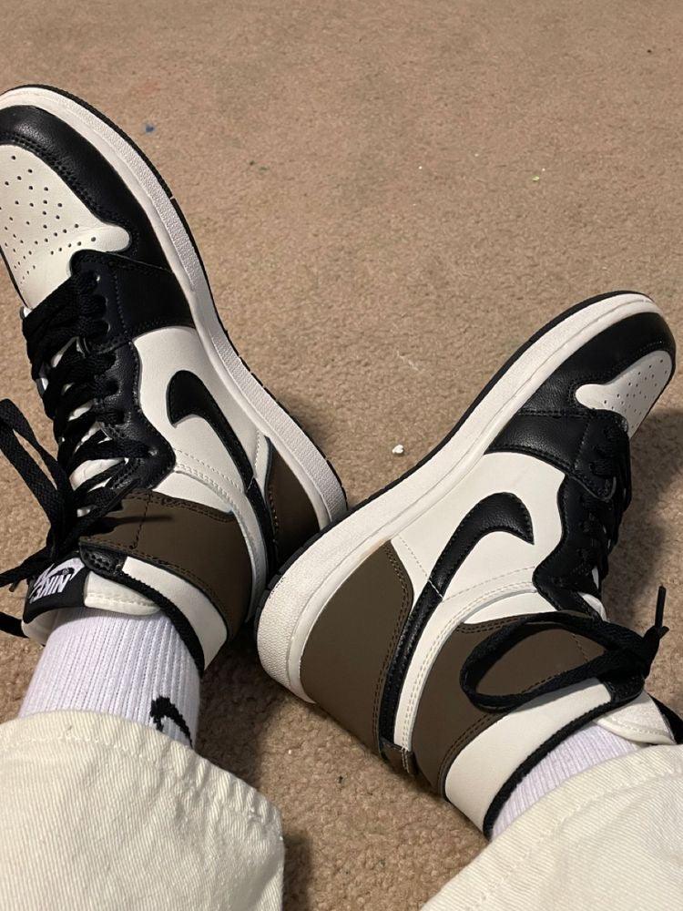 Custom Jordan 1  Retro High Dark Mocha High Q - sneakerhypesusa