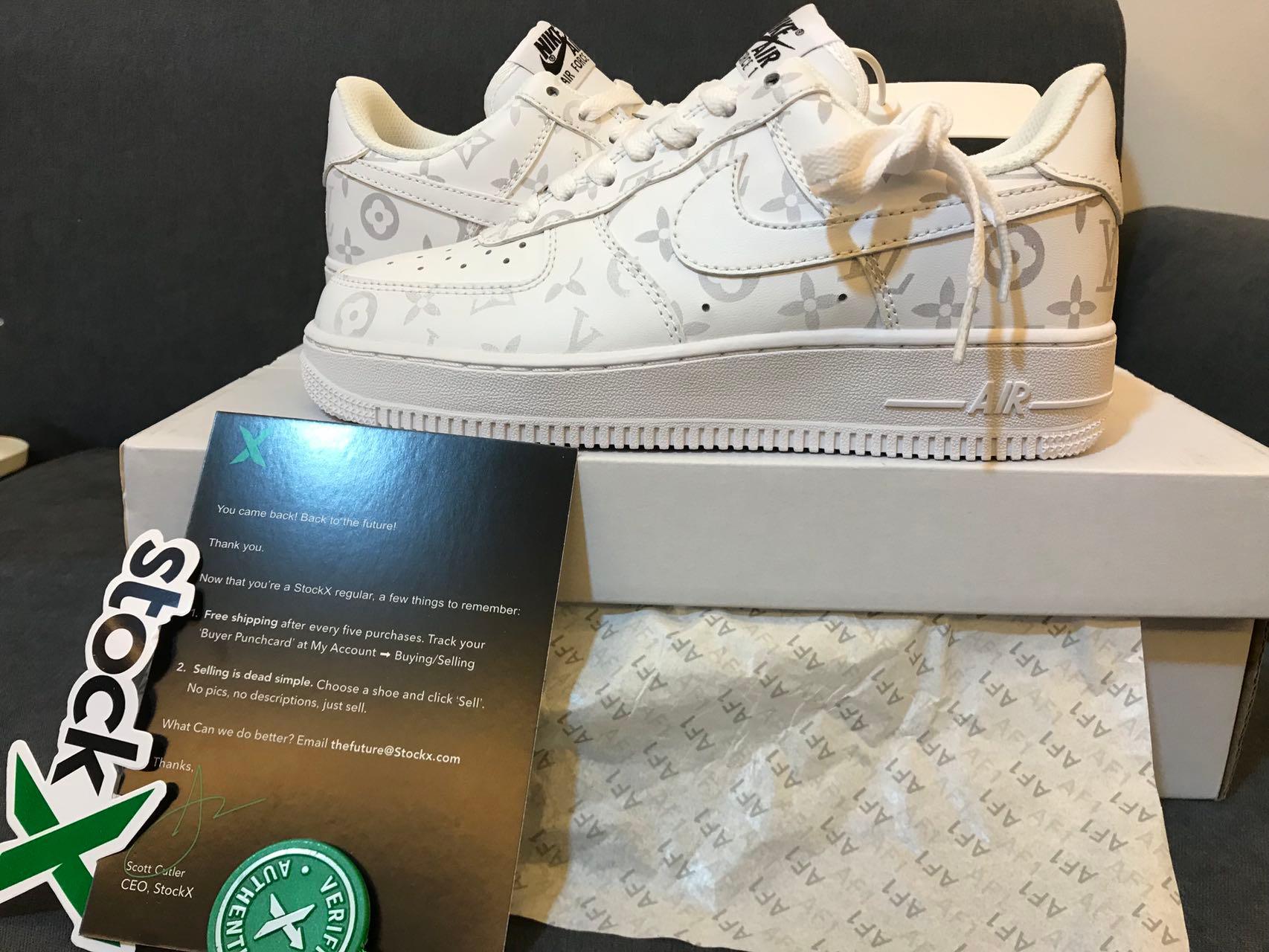 Custom LV Air Force 1 Heat Sensing CW2288 121 - sneakerhypesusa