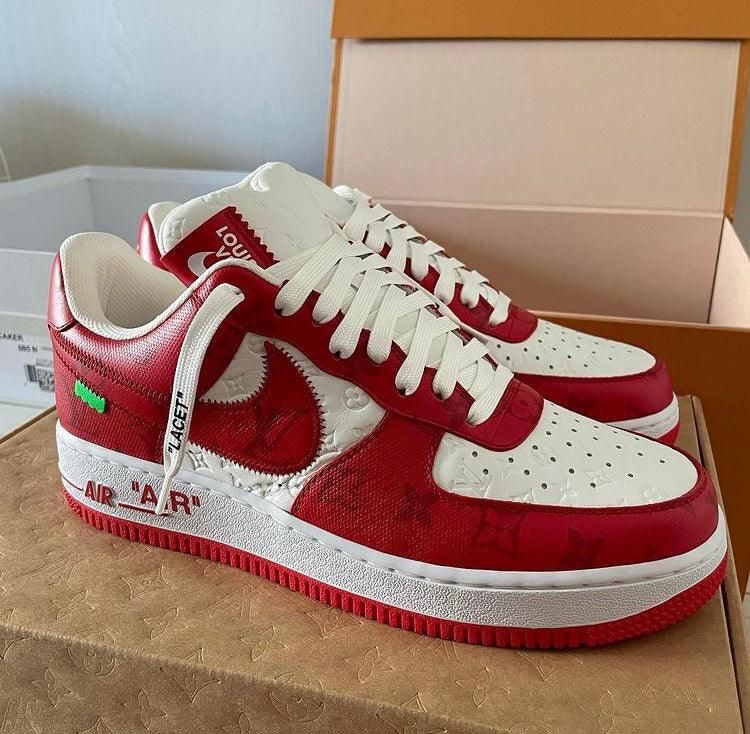 Custom LV x NK Air Force Monogram - sneakerhypesusa