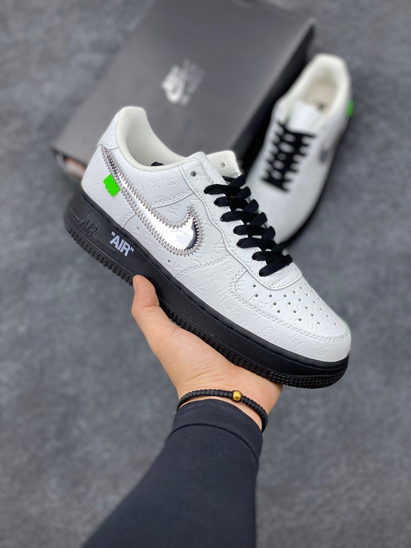 Custom LV x Off-wht x NK Air Force 1 1A9V9A - sneakerhypesusa