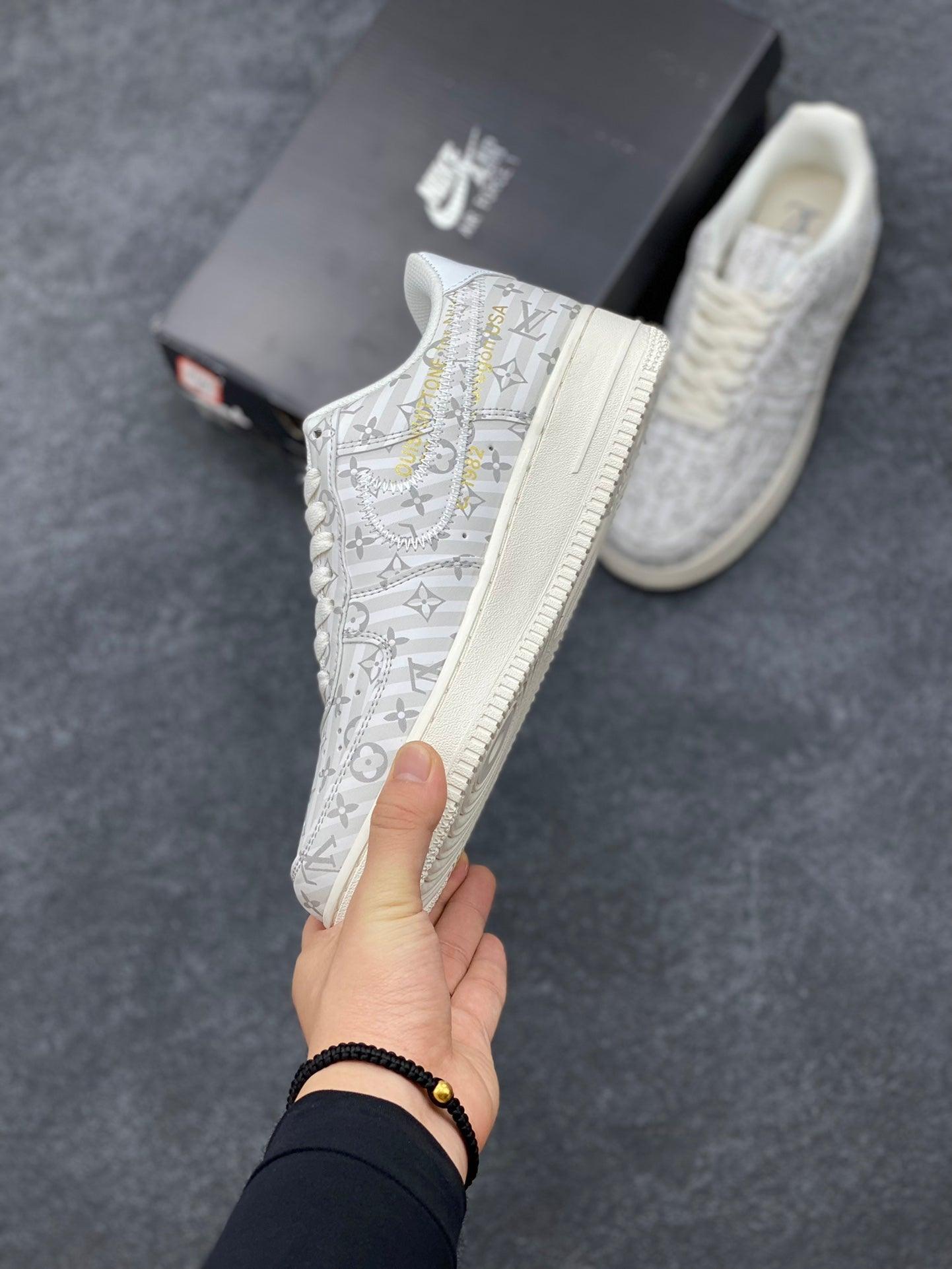 Custom LV x Off-wht x NK Air Force 1 1A9V9E - sneakerhypesusa