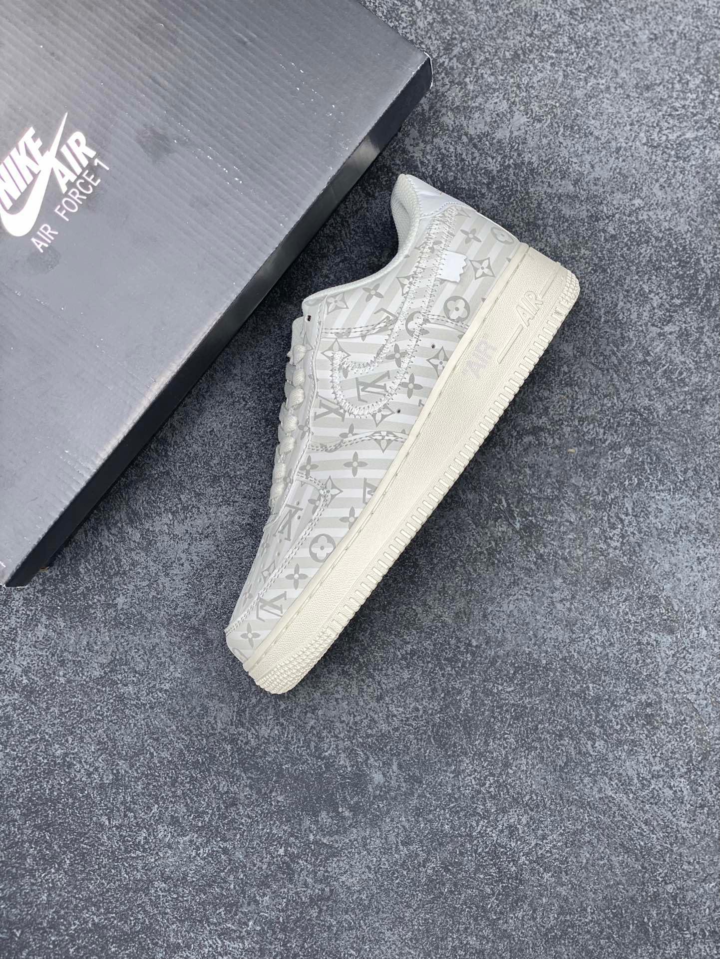 Custom LV x Off-wht x NK Air Force 1 1A9V9E - sneakerhypesusa