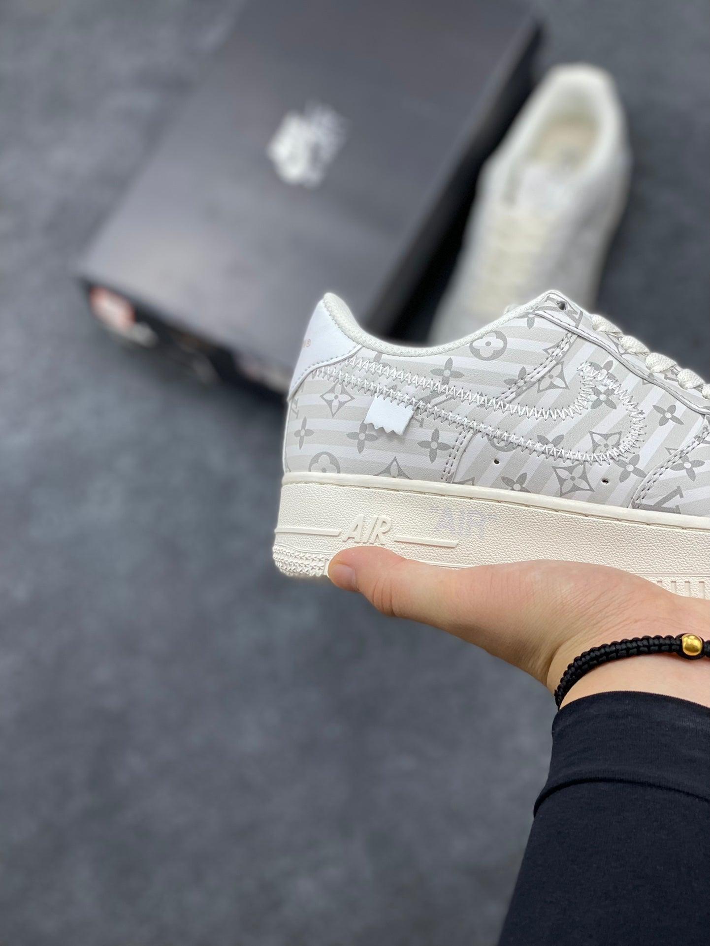 Custom LV x Off-wht x NK Air Force 1 1A9V9E - sneakerhypesusa