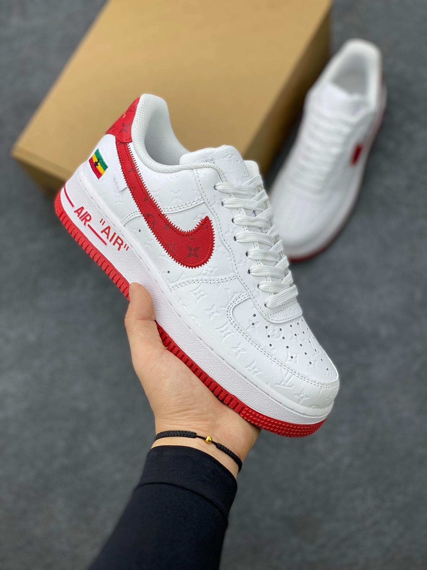 Custom Nk Air Force 1'07 x LV Low Air Sole LD0212 - sneakerhypesusa