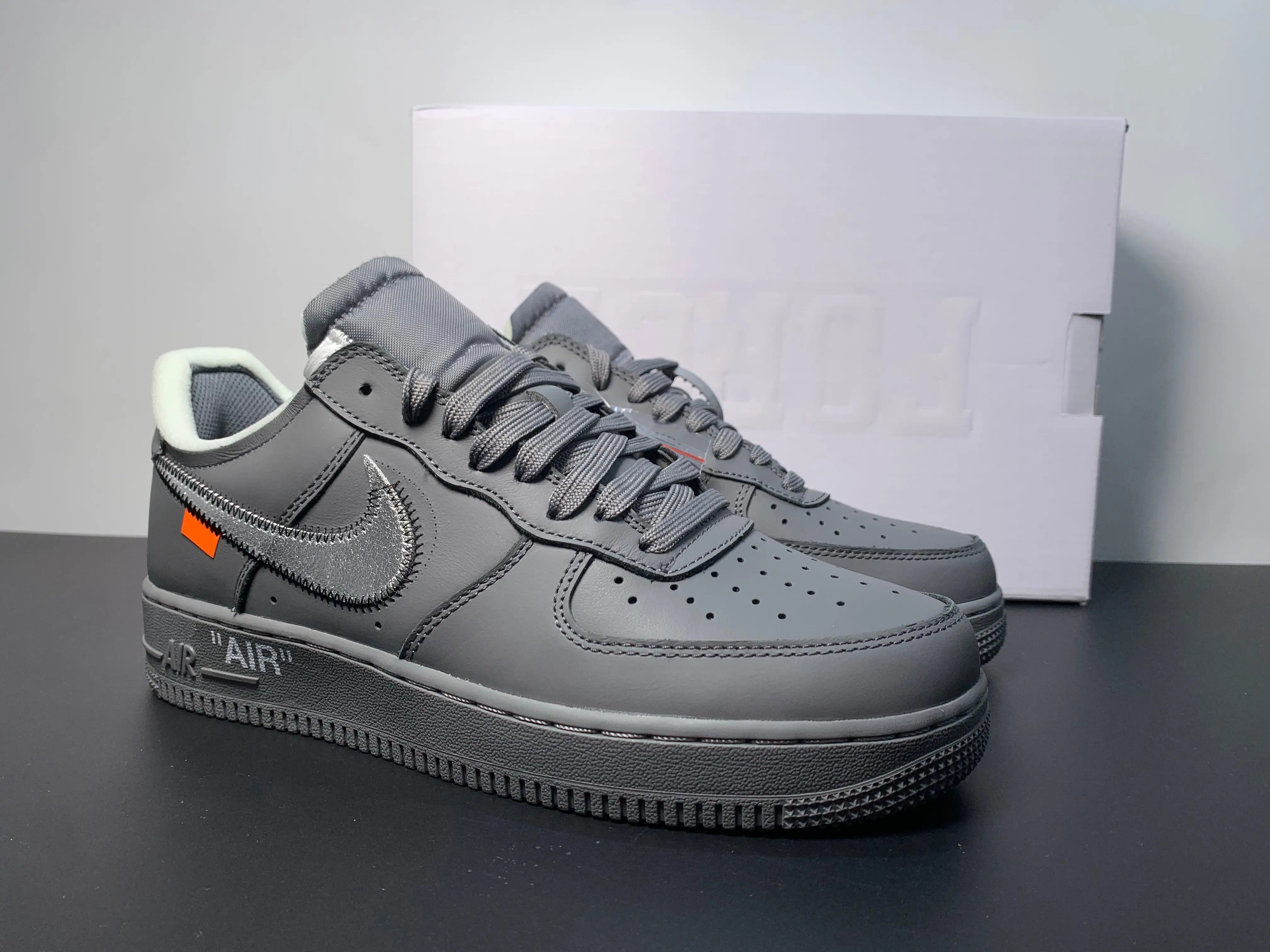 Custom OFF-WHITE x Nike Air Force 1 Low DX1419-500 Sneakerhill