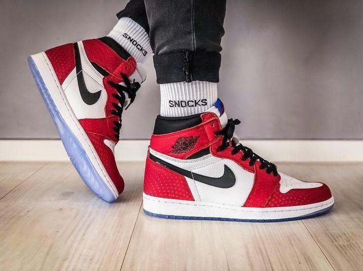 Custom RED Black White Jordan 1 CHICAGO Sneakerhypes - sneakerhypesusa