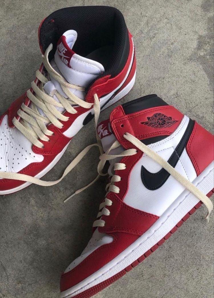 Custom RED Black White Jordan 1 CHICAGO Sneakerhypes - sneakerhypesusa