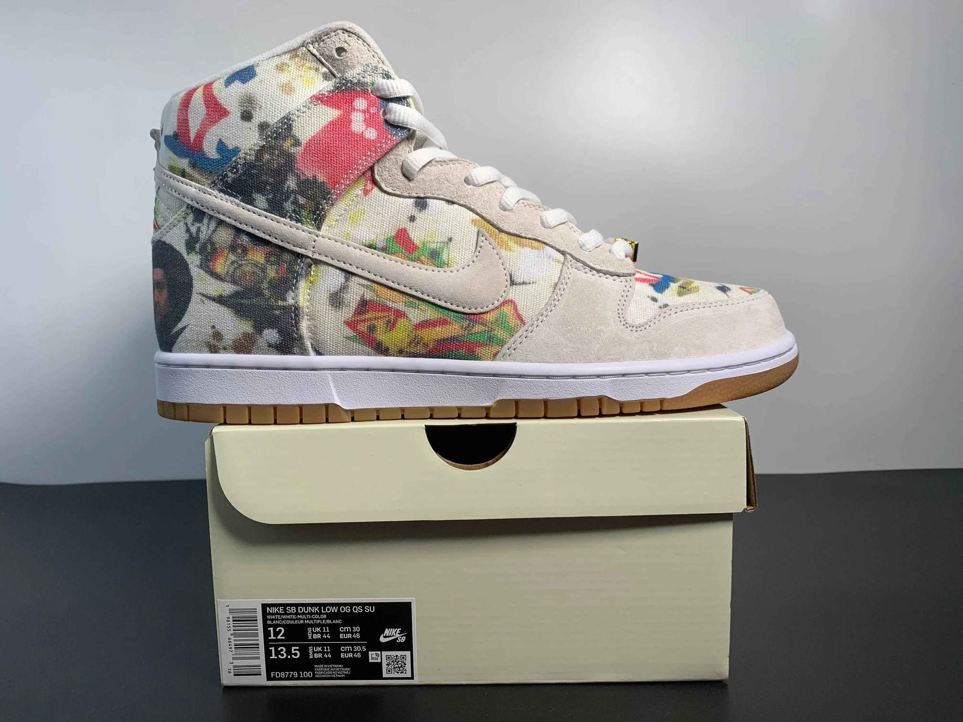 Custom Supreme x NK Dunk SB High Rammellzee