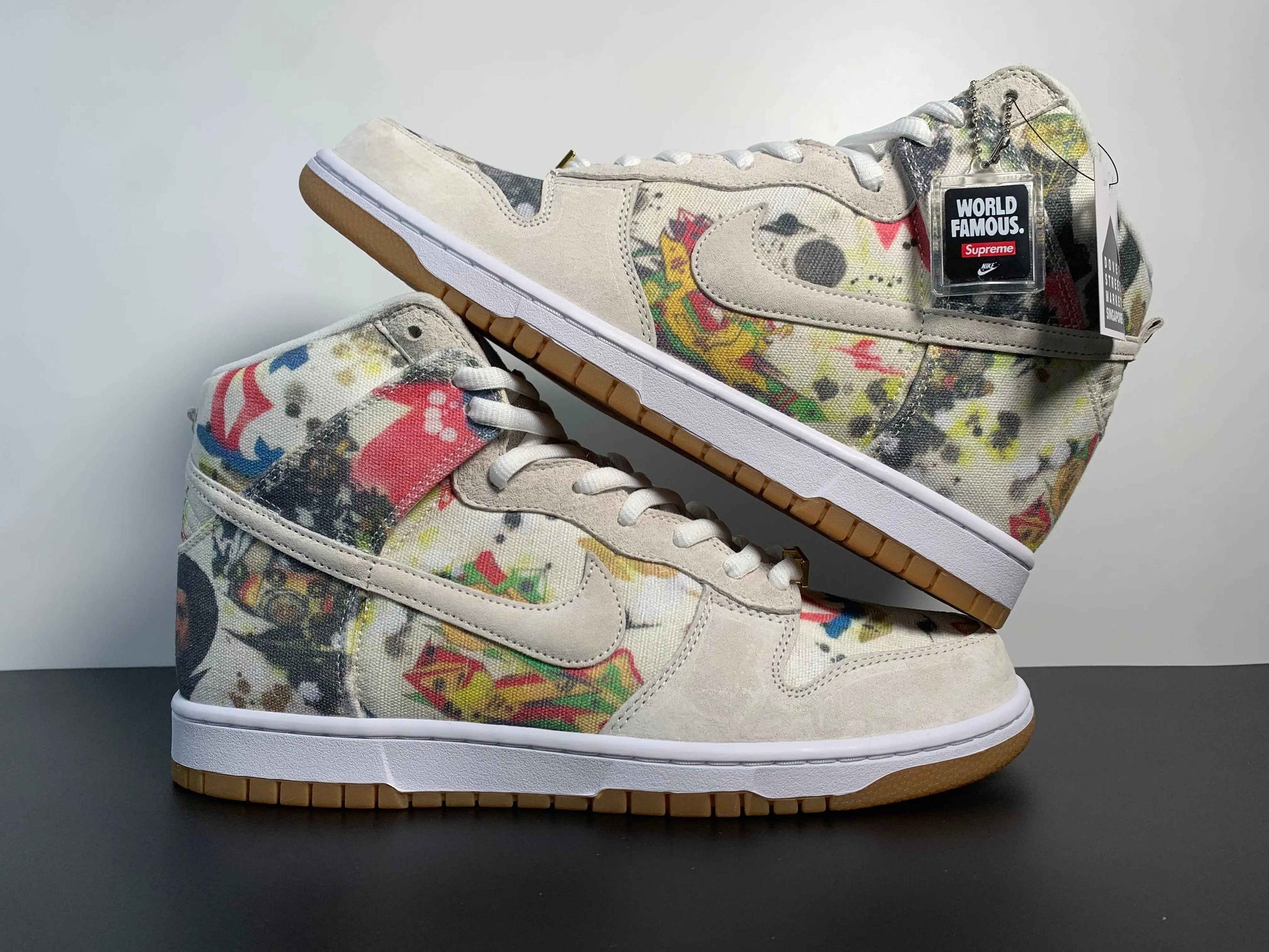 Custom Supreme x NK Dunk SB High Rammellzee