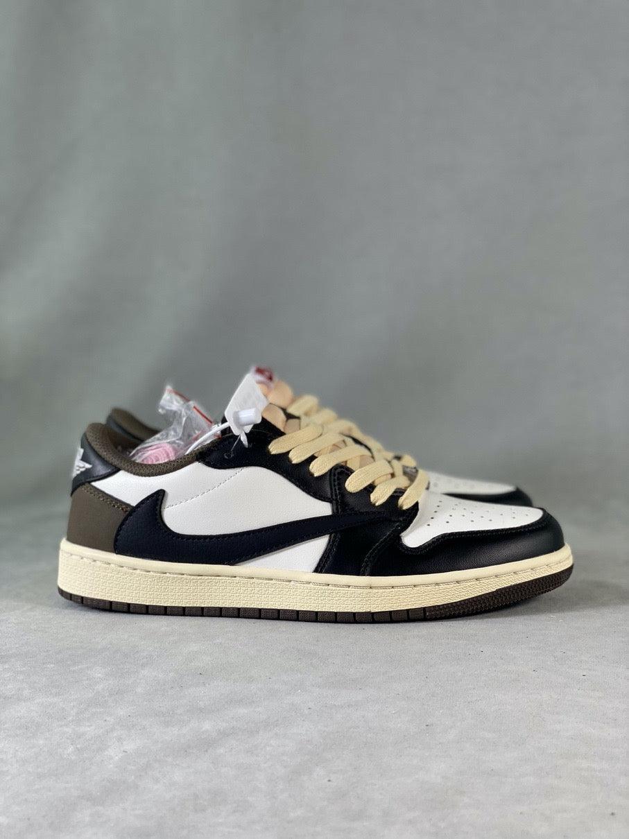 Custom Travis Scott × Air Jordan 1 Low OG “Reverse M CQ4277 105 - sneakerhypesusa