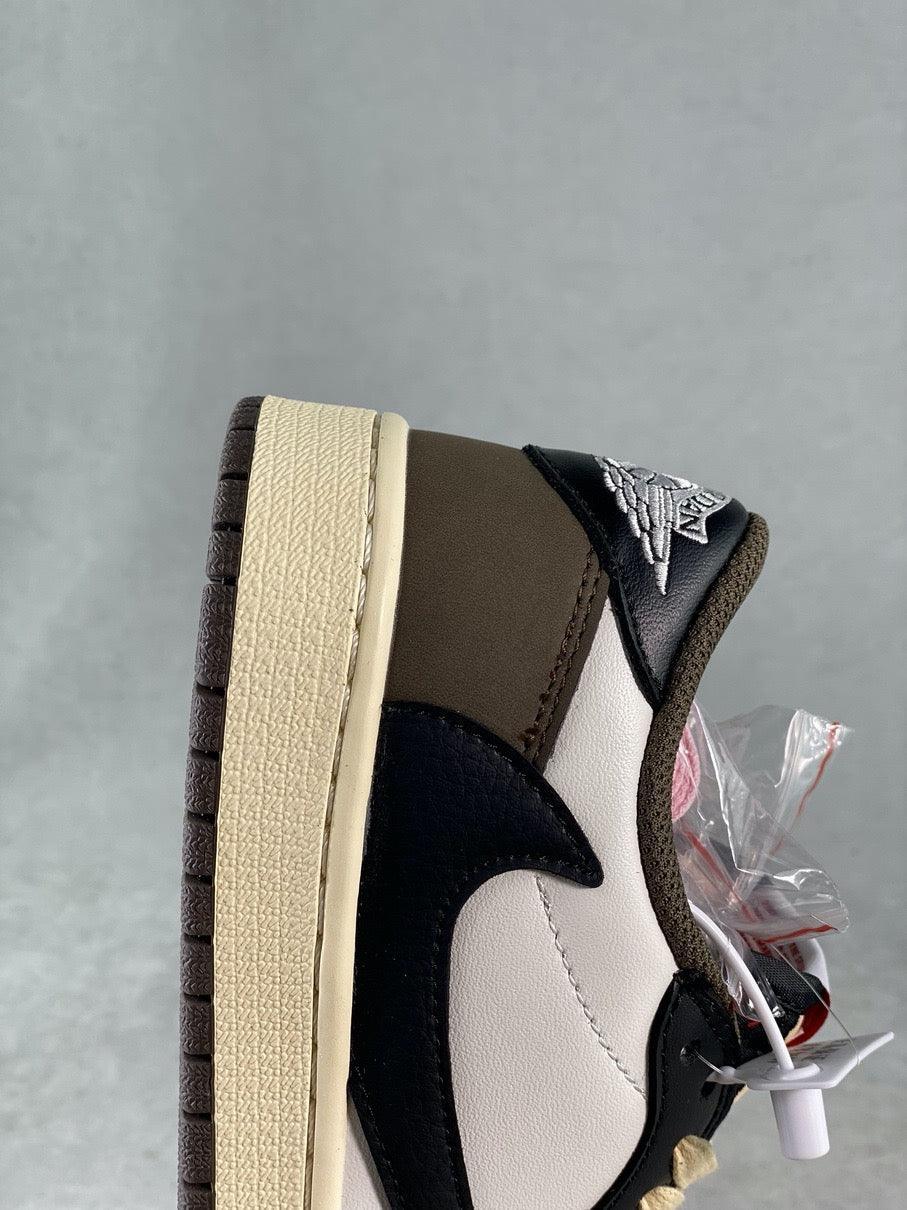 Custom Travis Scott × Air Jordan 1 Low OG “Reverse M CQ4277 105 - sneakerhypesusa