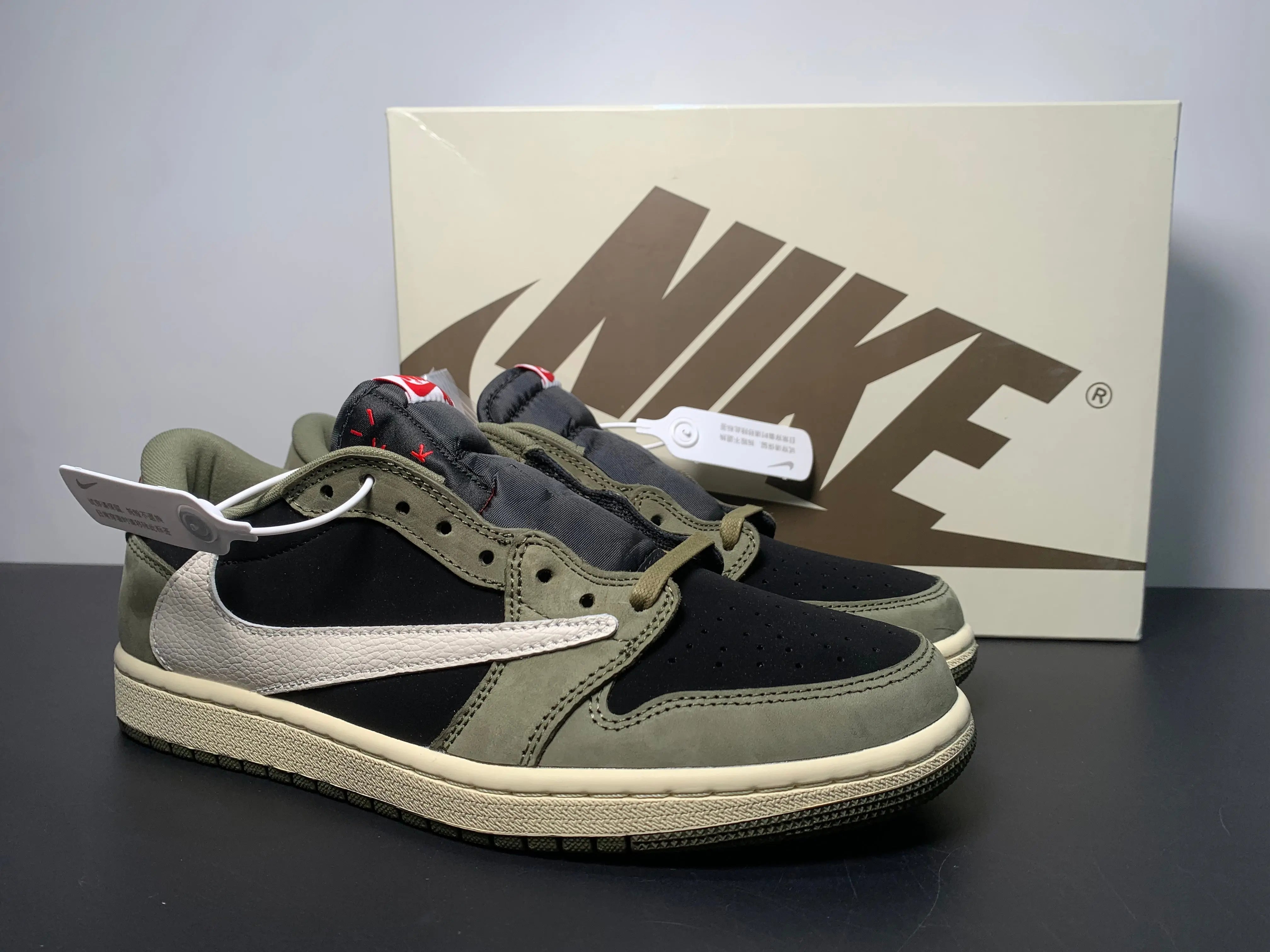 Custom Travis Scott x Air Jordan 1 Low Golf TS DM7866-00 Sneakerhill