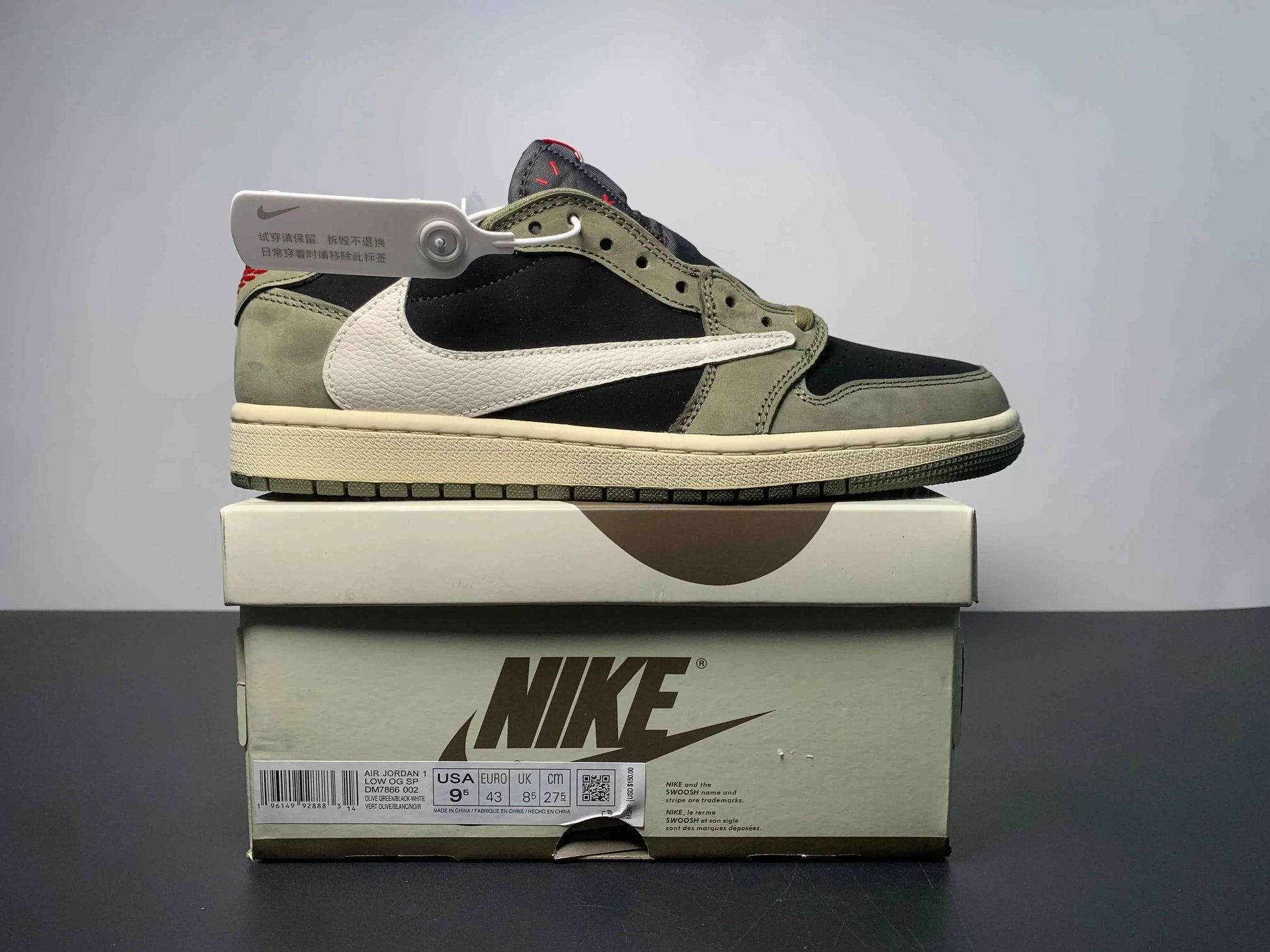 Custom Travis Scott x Air Jordan 1 Low Golf TS DM7866-00