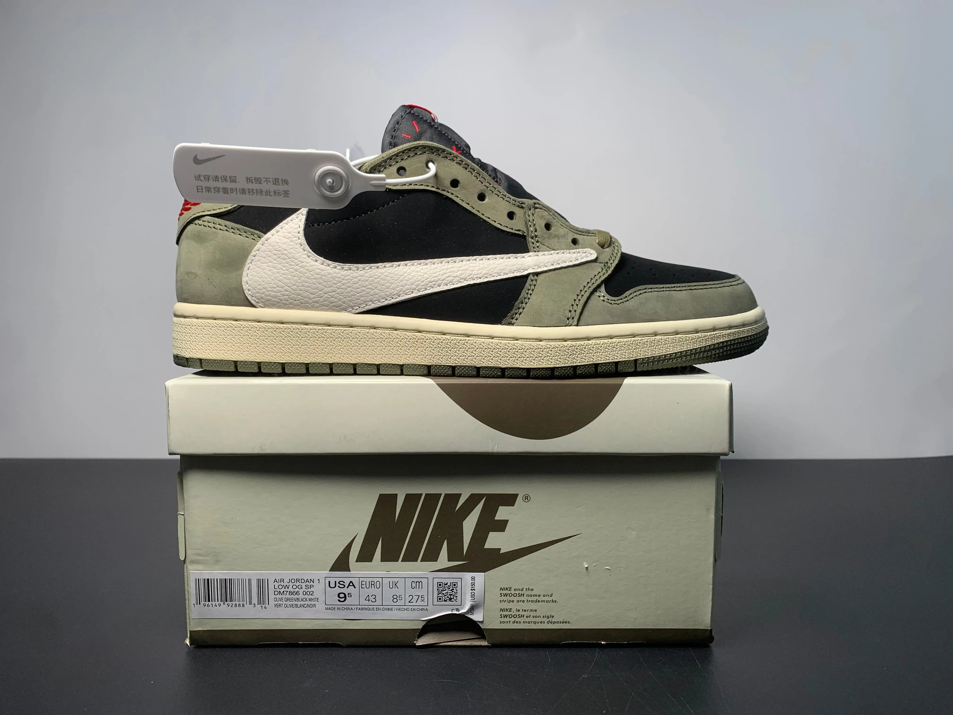 Custom Travis Scott x Air Jordan 1 Low Golf TS DM7866-00 Sneakerhill