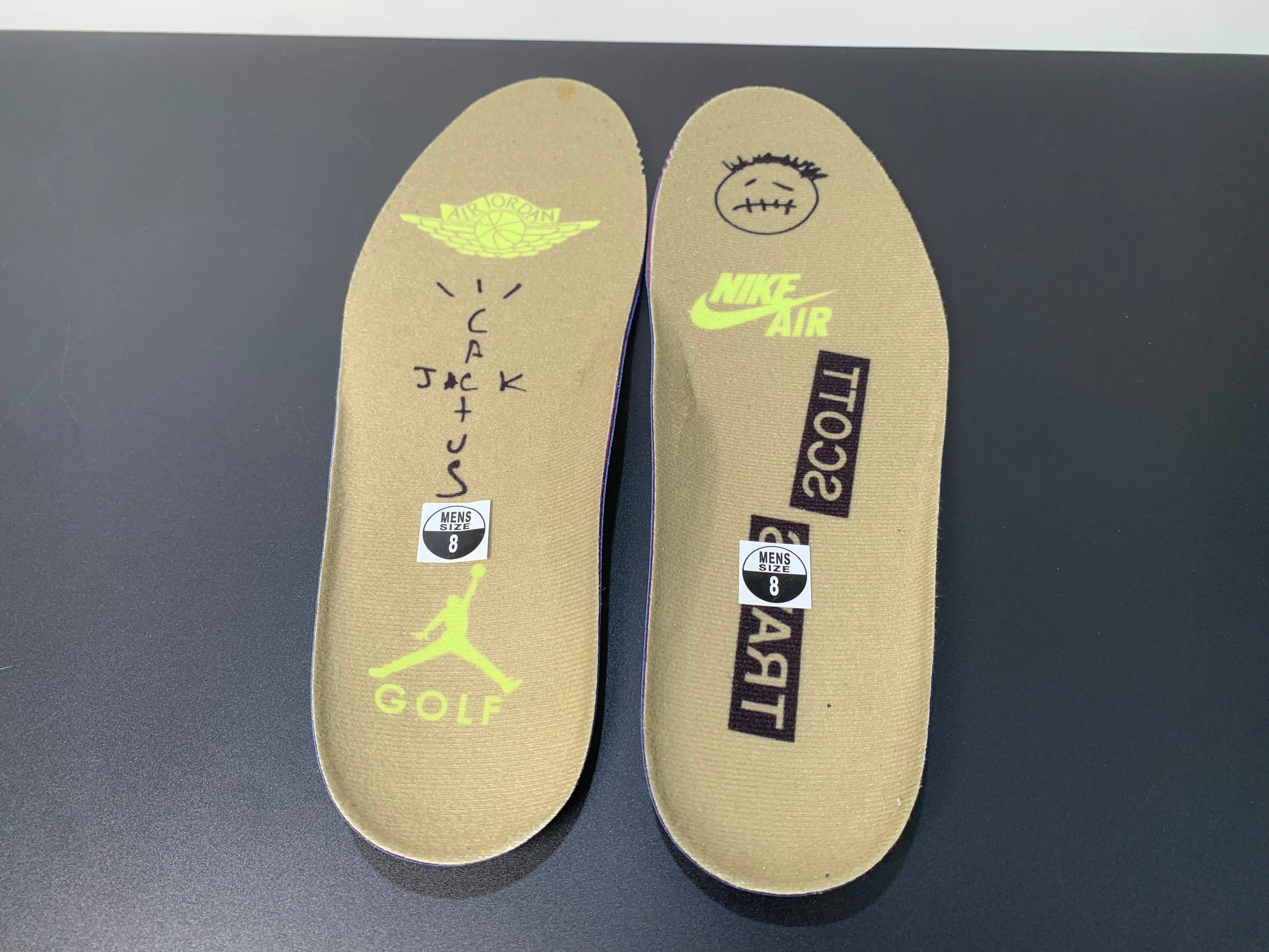 Custom Travis Scott x Air Jordan 1 Low Golf TS DM7866-01 Sneakerhill