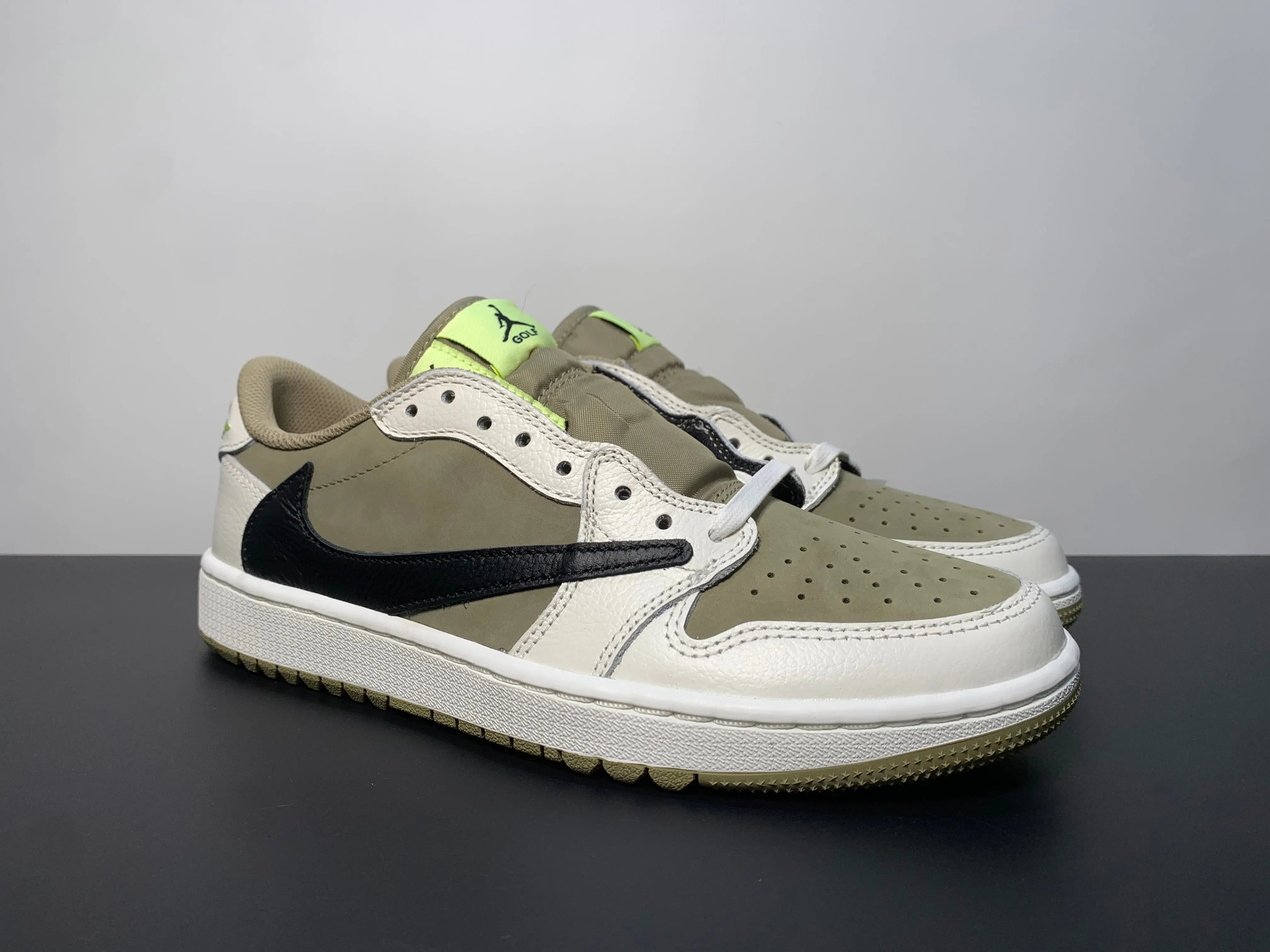 Custom Travis Scott x Air Jordan 1 Low Golf TS DM7866-01 Sneakerhill