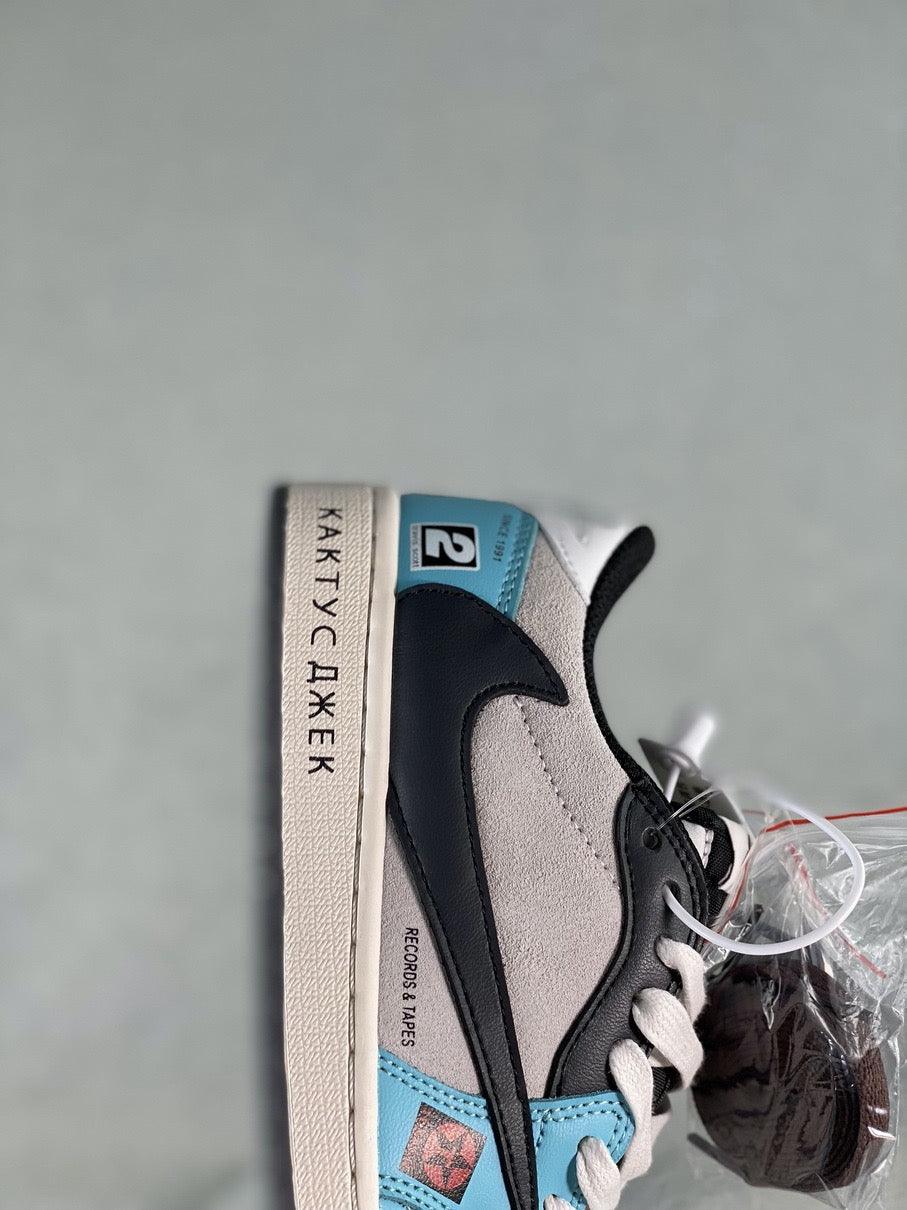 Custom Travis Scott x Air Jordan 1 Low OG SP 'JACKBOYS' DM7866-009 - sneakerhypesusa