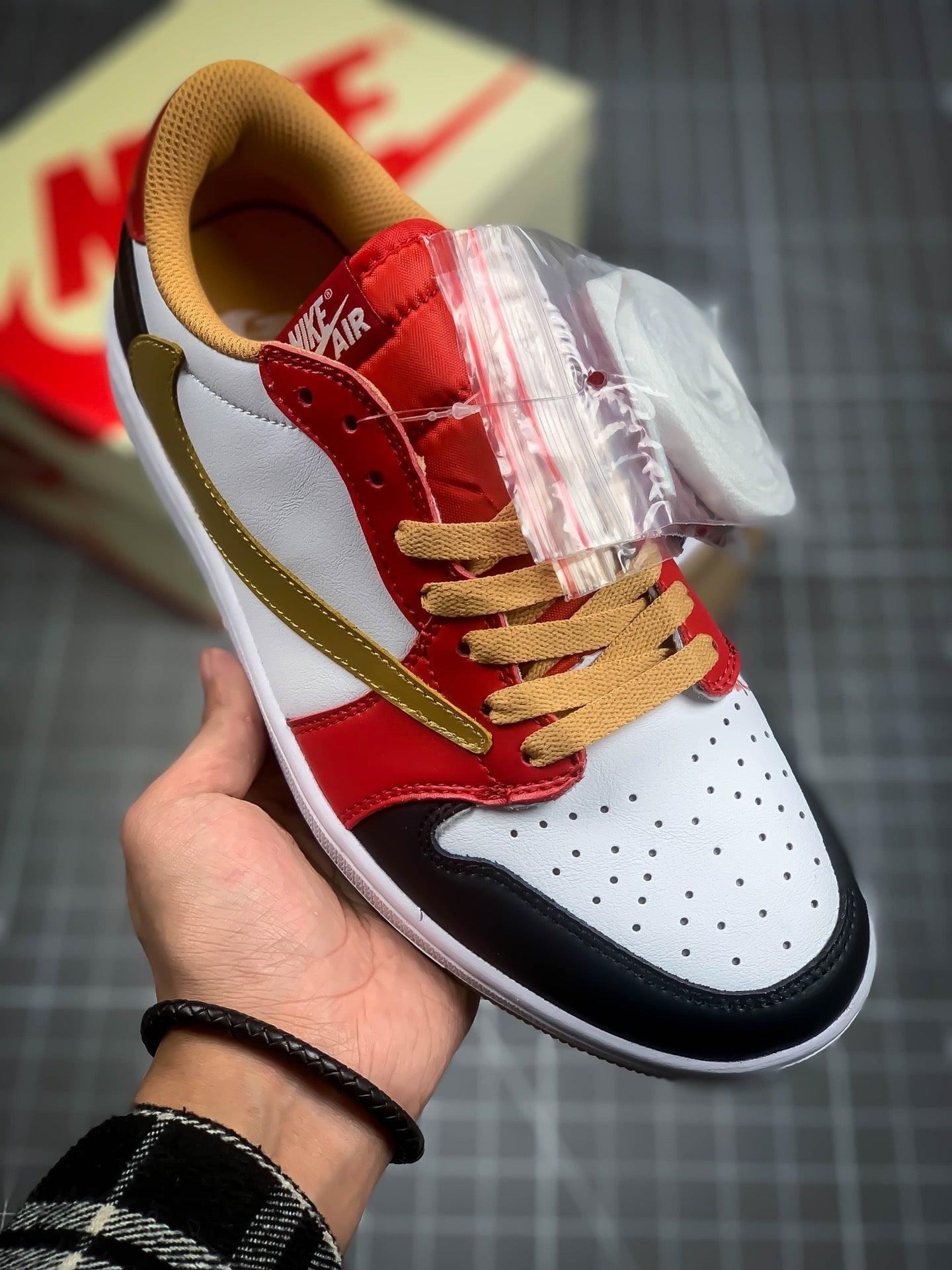 Custom Travis Scott x Air Jordan 1 Reverse Mocha sneakerhypesusa