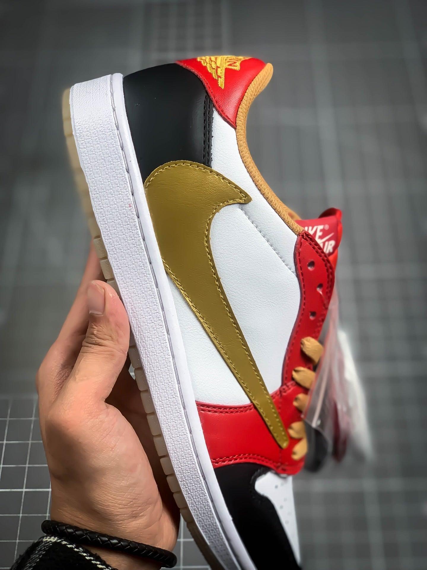 Custom Travis Scott x Air Jordan 1 Reverse Mocha sneakerhypesusa