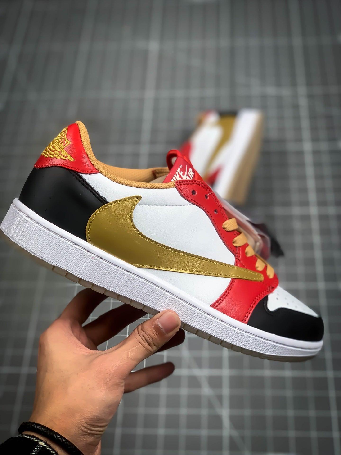 Custom Travis Scott x Air Jordan 1 Reverse Mocha sneakerhypesusa