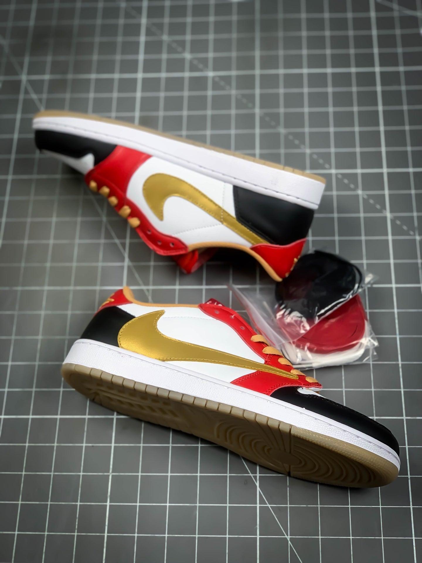 Custom Travis Scott x Air Jordan 1 Reverse Mocha sneakerhypesusa