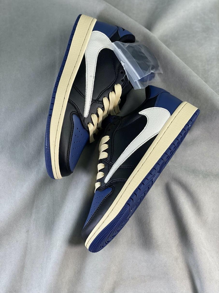 Custom Travis Scott x Fragment x Air Jordan 1 Low DM7866-001 - sneakerhypesusa