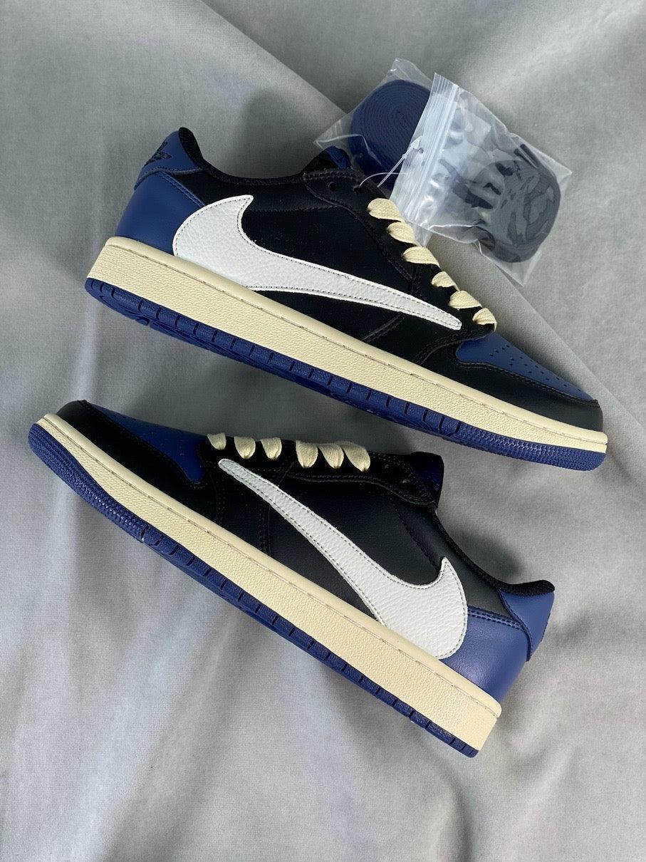 Custom Travis Scott x Fragment x Air Jordan 1 Low DM7866-001 - sneakerhypesusa